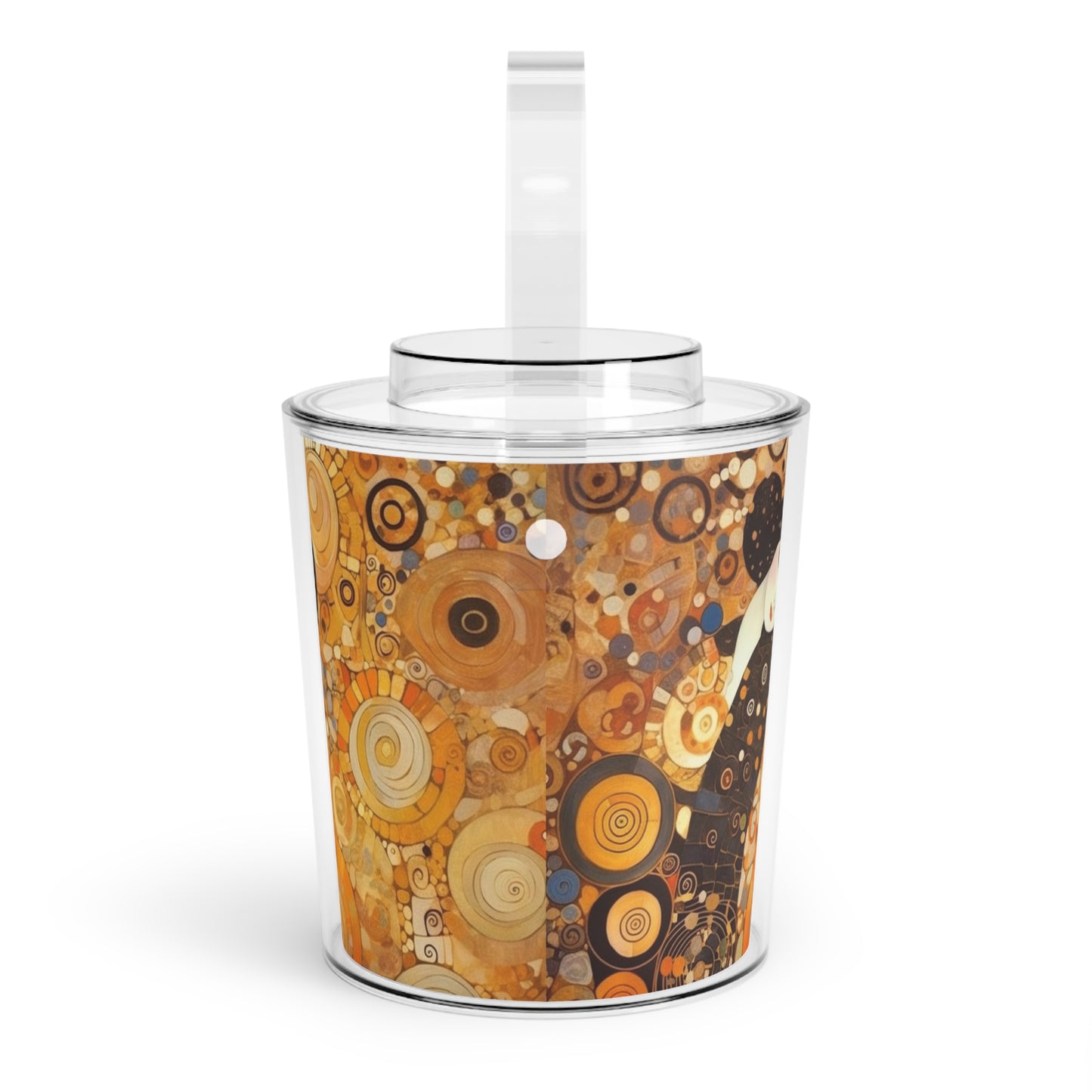 Sensual Symmetry: Ice Bucket with Tongs Embodying the Essence of Symbolism in 19th Century Art