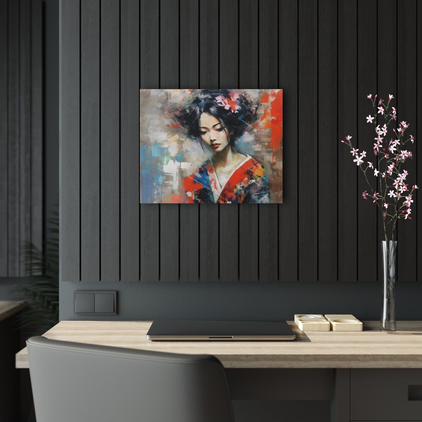 Acrylic Prints with Geisha Art: Japanese Artistic Flair
