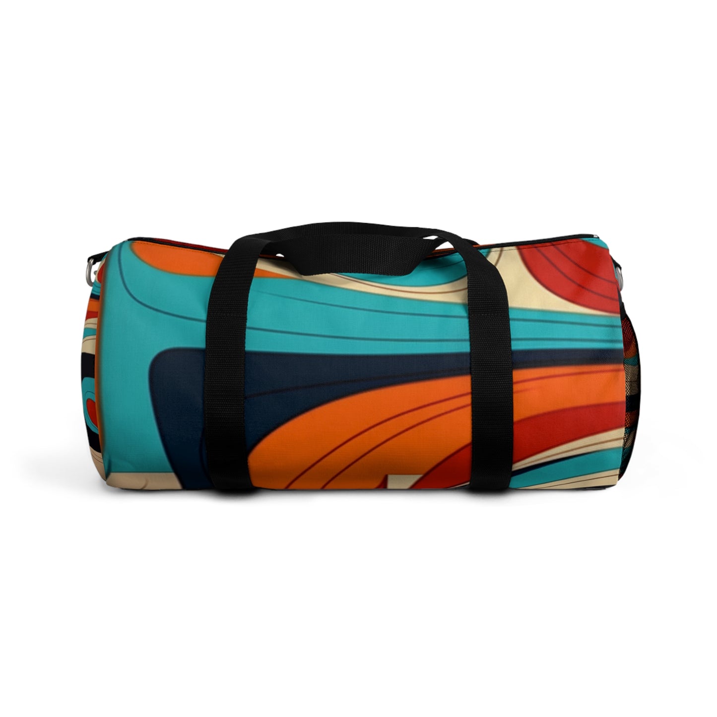 Midcentury Abstractions: Abstract-Inspired Duffel Bag for Atomic Age Design