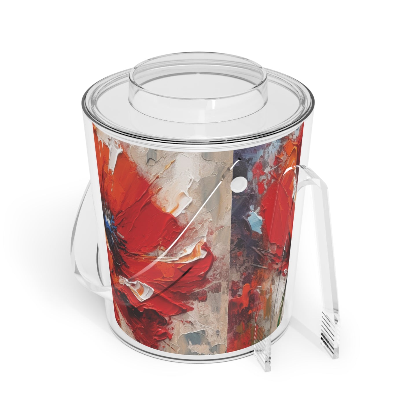 Unleash Your Creativity with Poppy Ice Bucket with Tongs: A Blossoming Artistic Journey