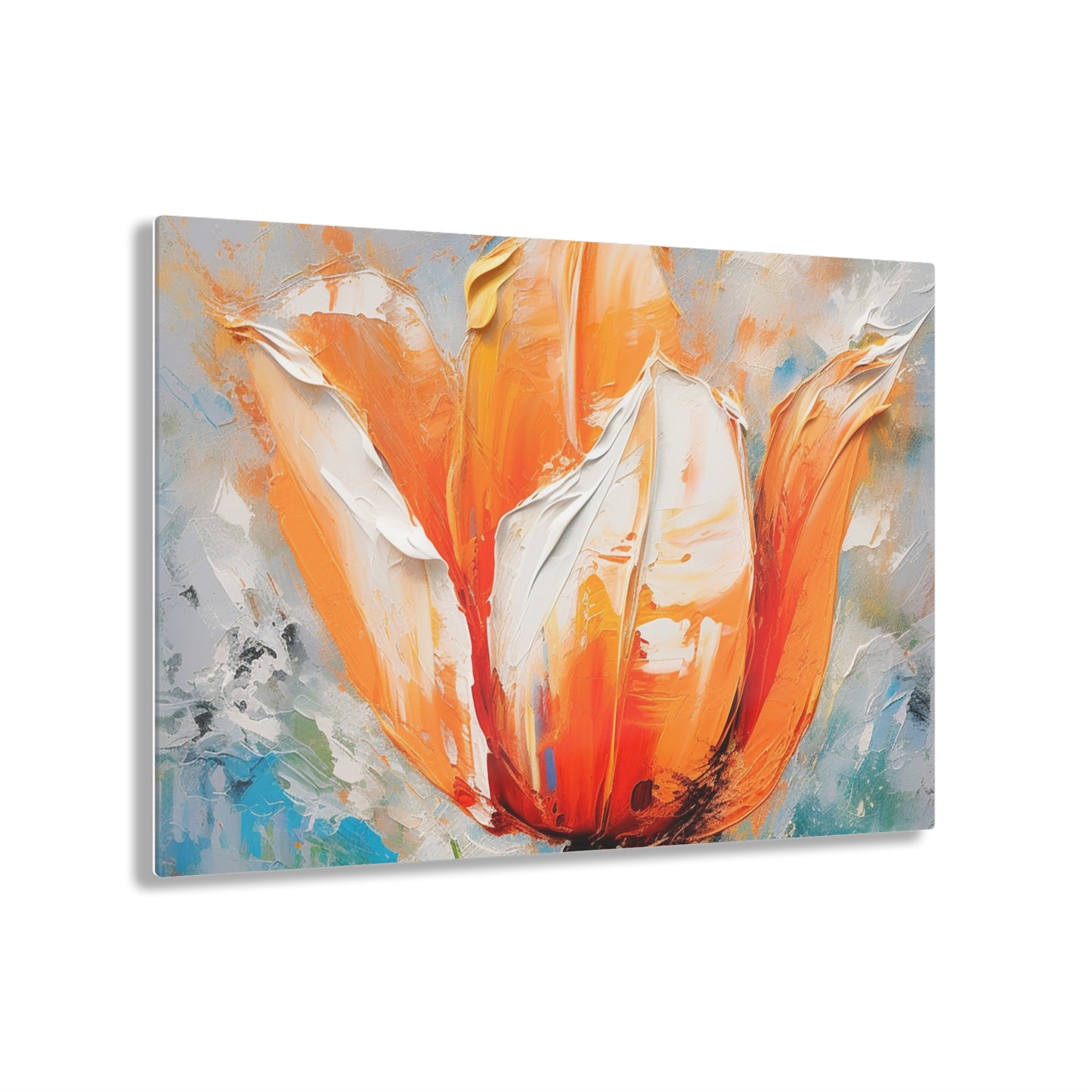 Acrylic Prints with Vibrant Orange Tulip: Embrace the Beauty of Nature