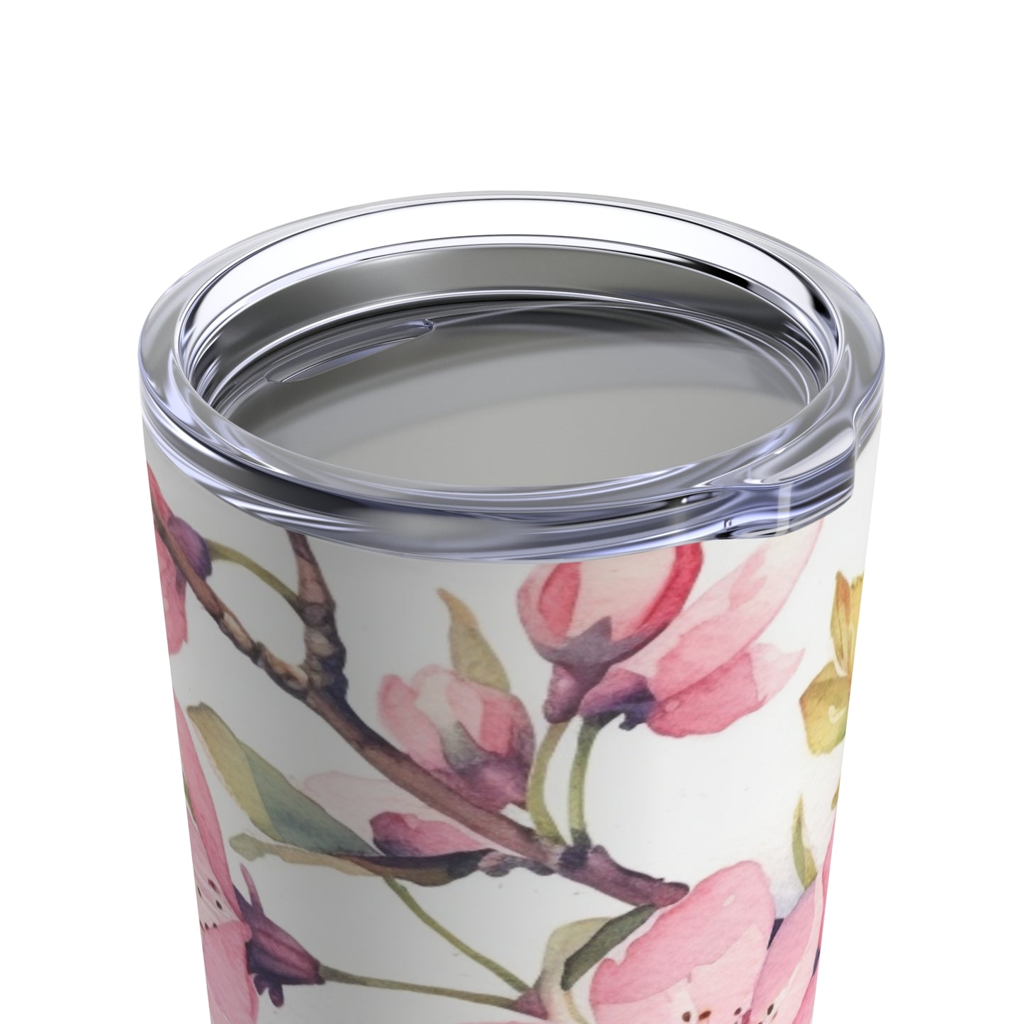 Cherry Blossom Delight: Floral Watercolor Tumbler