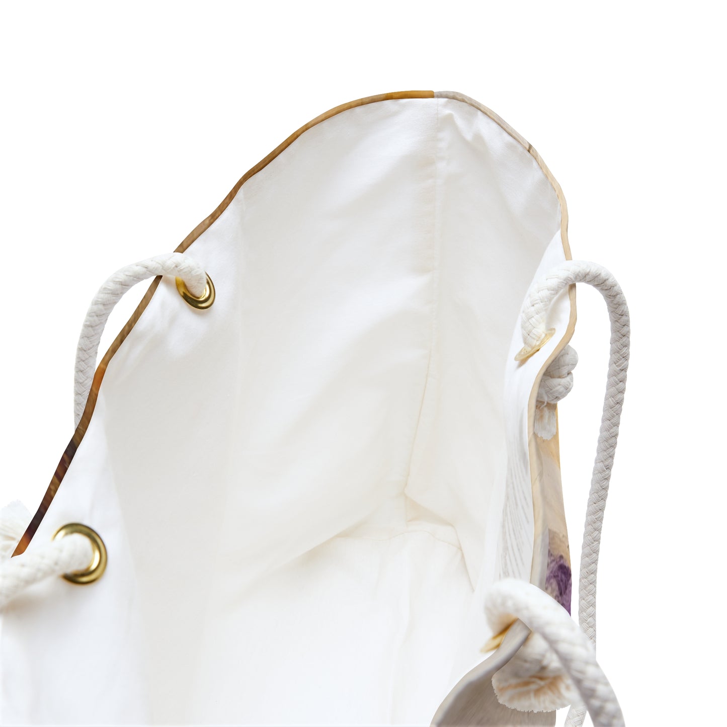 Expressive Lavender Drawing on Weekender Bag: A Symphony of Colors and Petals