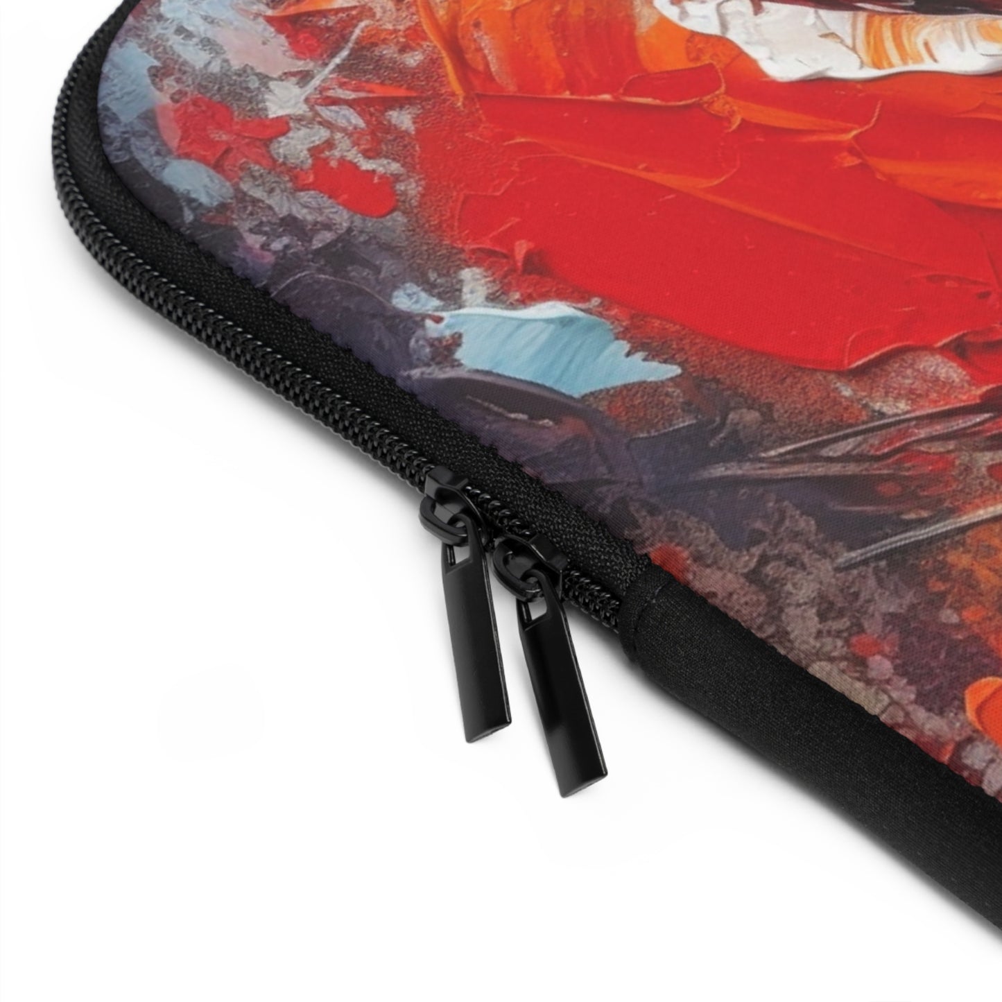 Floral Serenity: Laptop Sleeve with Poppy Flowers to Brighten Your Day