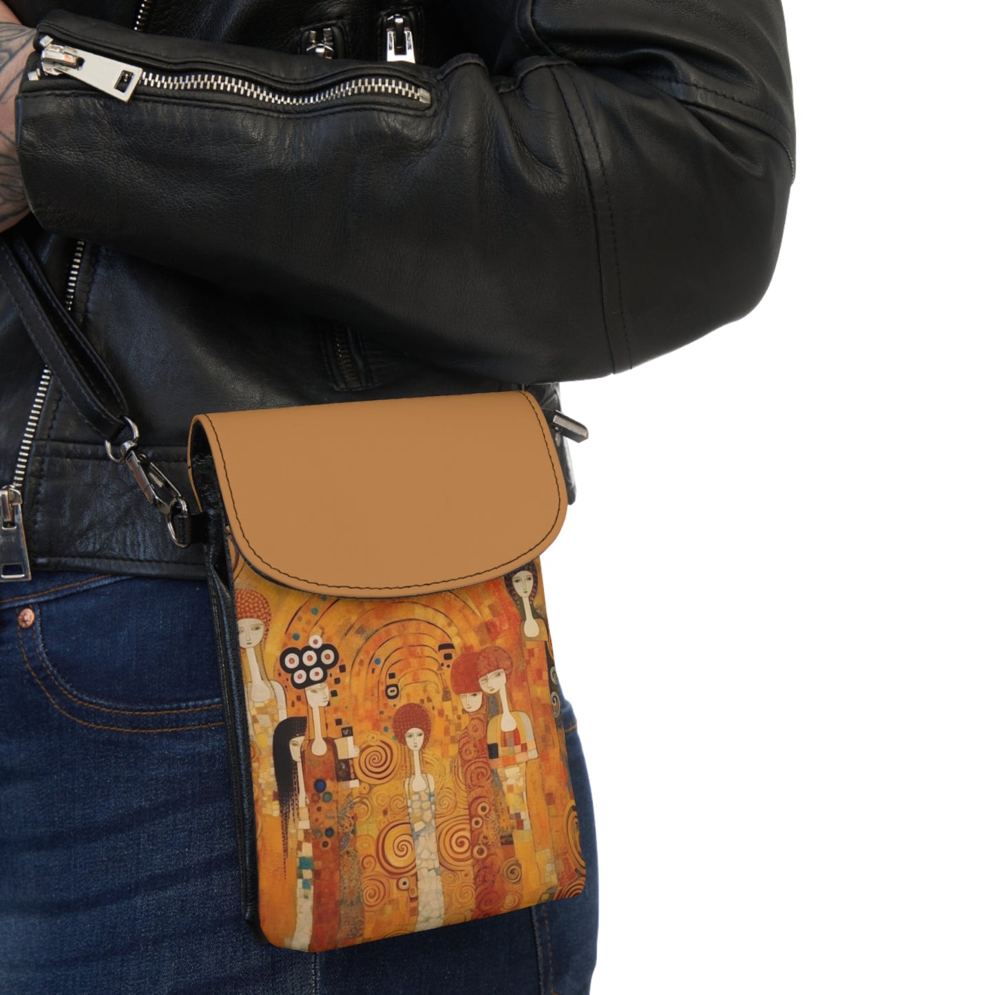 Timeless Beauty: Small Cell Phone Wallet Reflecting the Fusion of Art and Fashion in the 19th Century