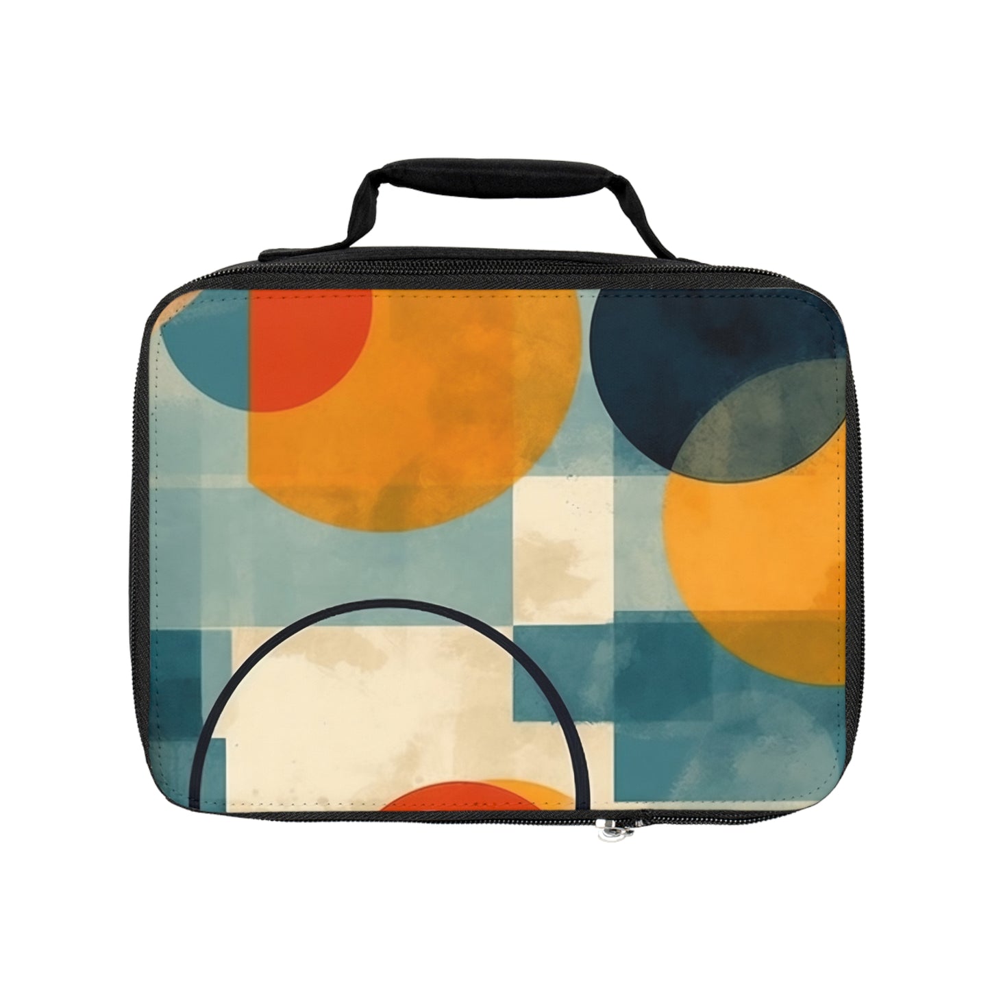 Geometric Gems: Lunch Bag Inspired by Abstract Geometric Art