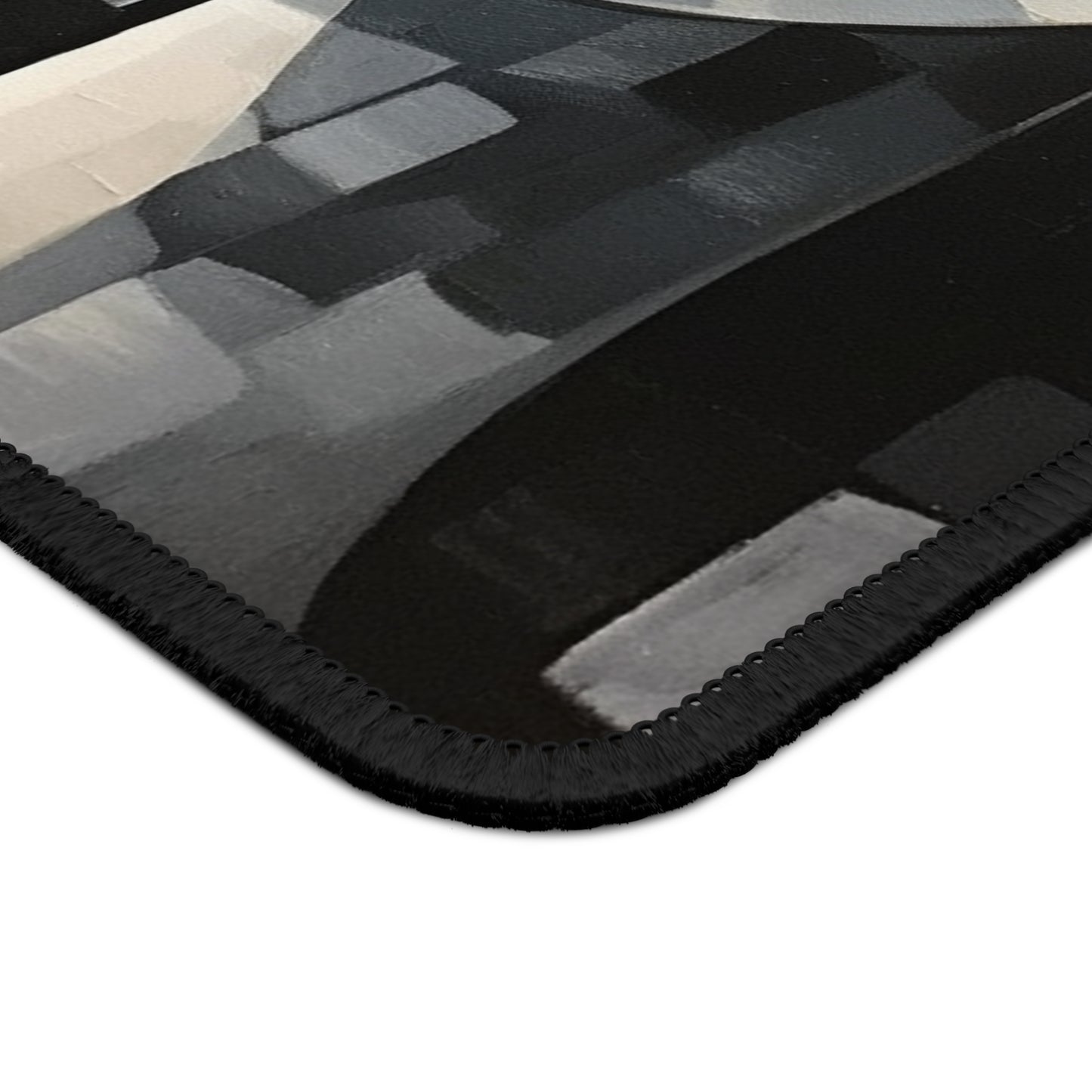 Abstract Oil Paint Gaming Mouse Pad: Cubist Artistry in a Portable Masterpiece