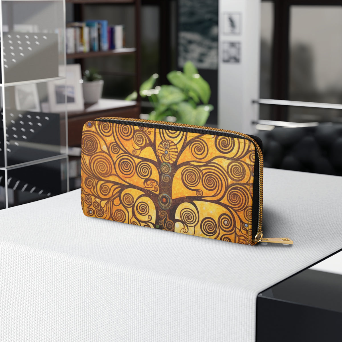 The Tree of Life Zipper Wallet: A Modern Art Tribute to Gustav Klimt