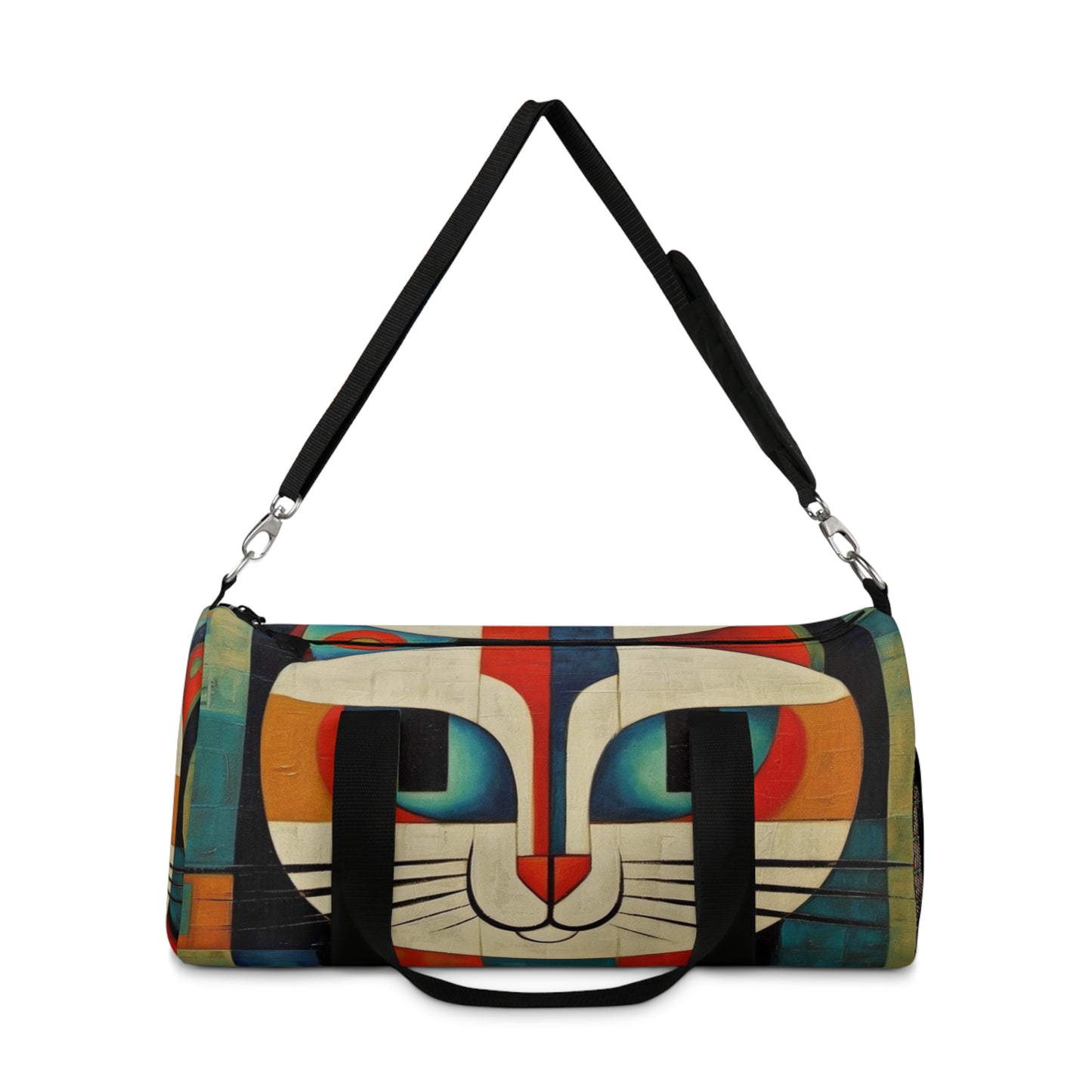 Artistic Vintage Vibes: Picasso-Inspired Midcentury Modern Duffel Bag for Retro Fashion