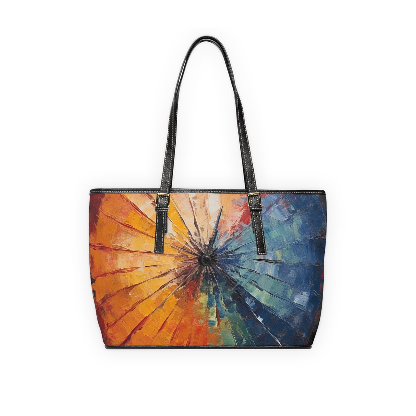 PU Leather Shoulder Bag Candle: Japanese Umbrella, A Reflection of Creativity
