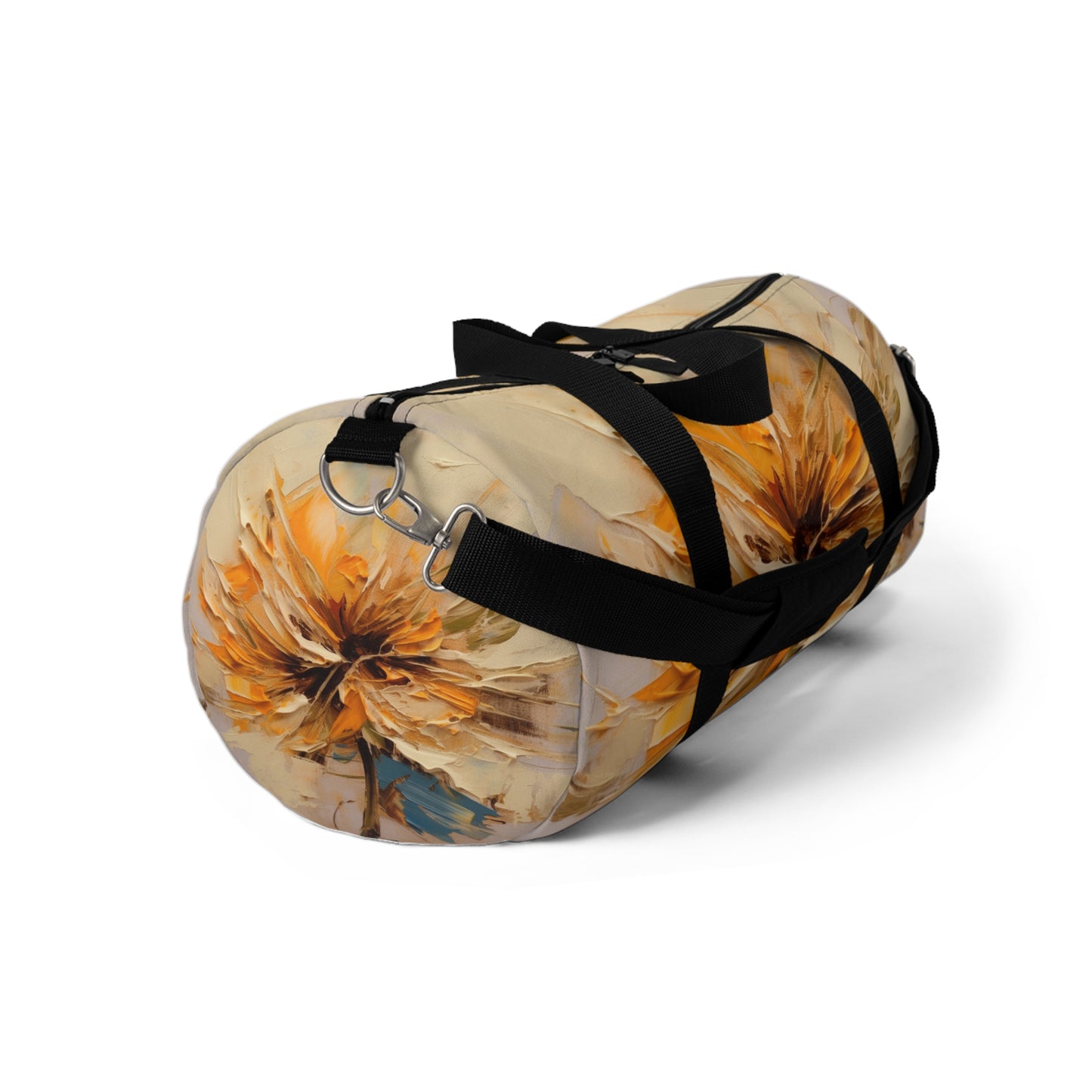 A Brush of Nature's Elegance: Duffel Bag for Artistic Flower Lovers