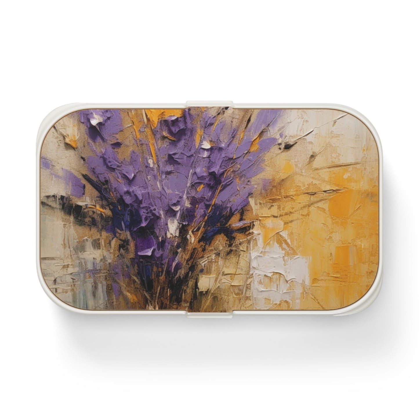 Abstract Lavender Bliss: Bento Box for Artistic Inspiration