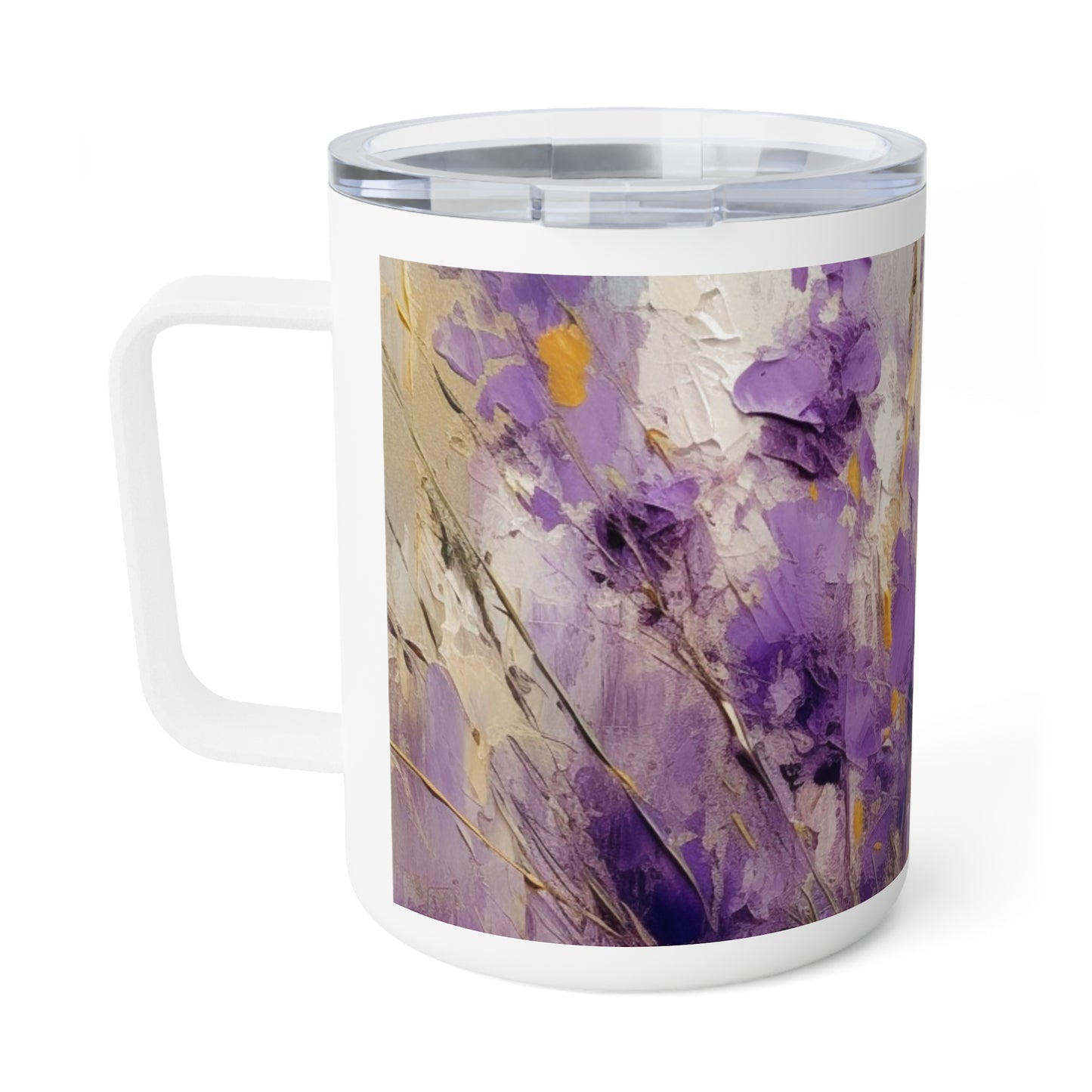 Lavender Color Symphony: Sip in Style with our Insulated Coffee Mug