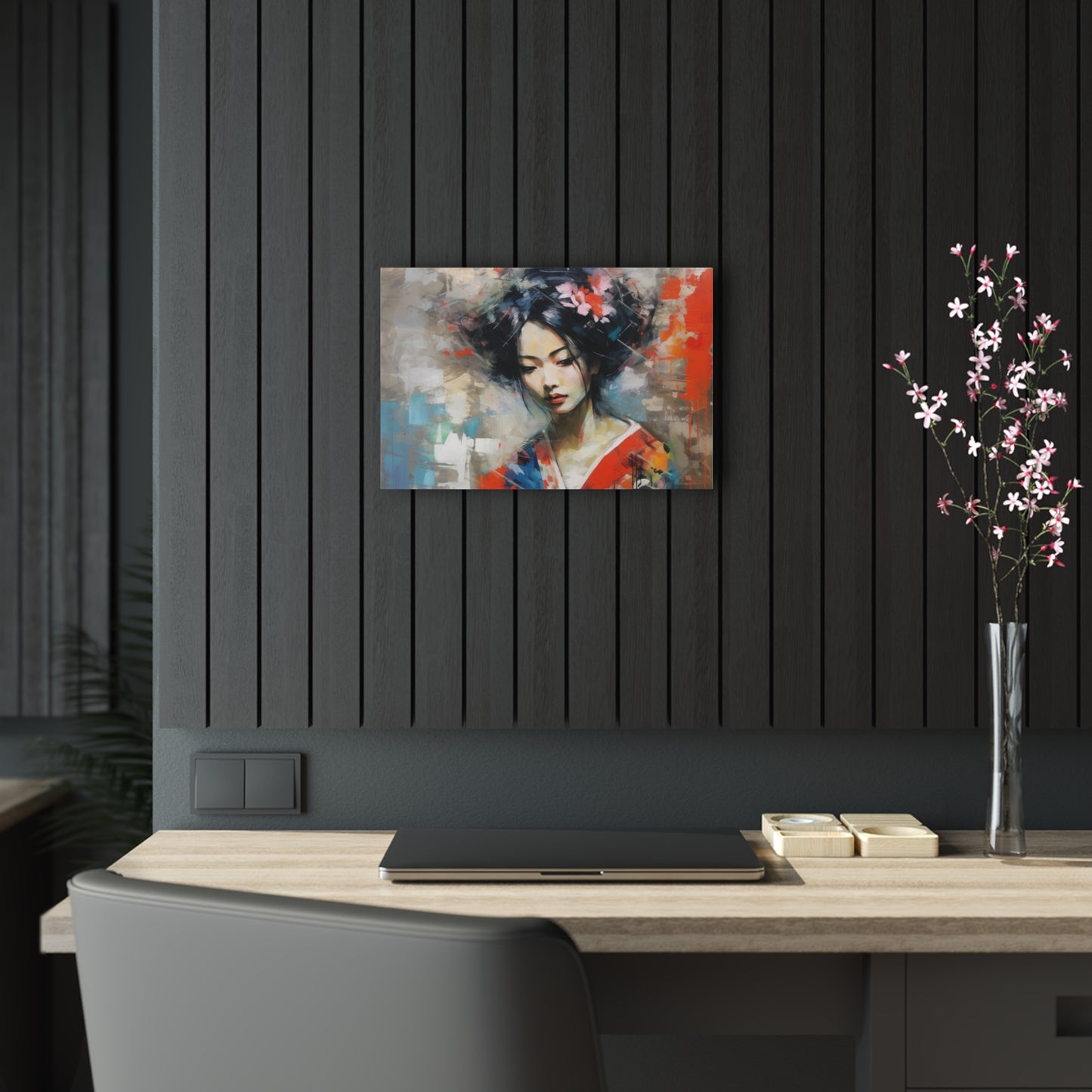 Acrylic Prints with Geisha Art: Japanese Artistic Flair