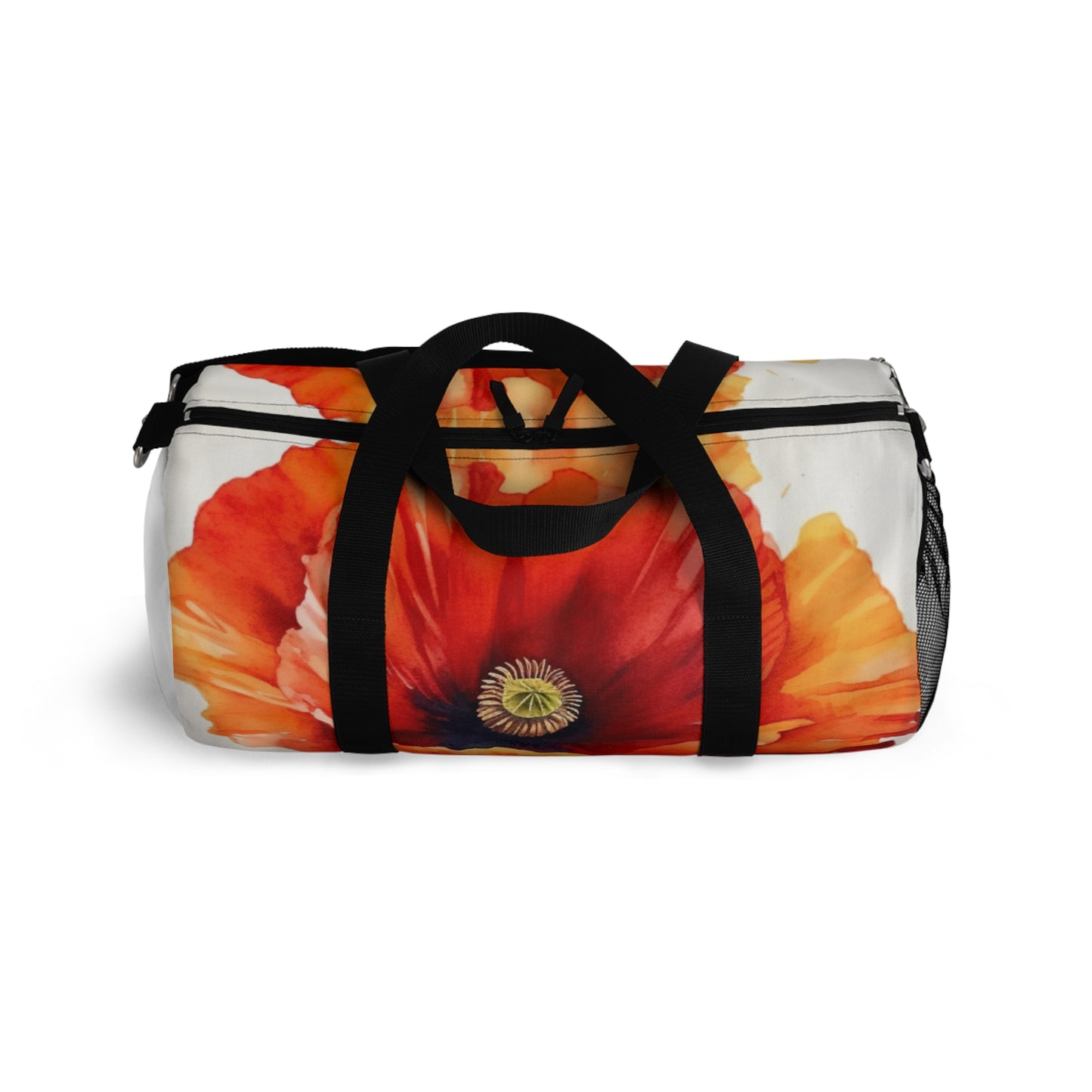 Stunning Poppy Flower Watercolor Duffel Bag: A Blossoming Experience