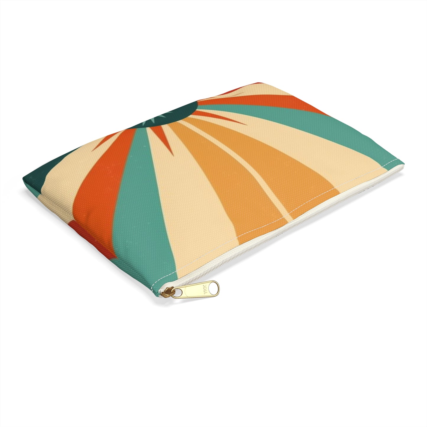 1960s Fashion Inspired Starburst Candy Colored Accessory Pouch