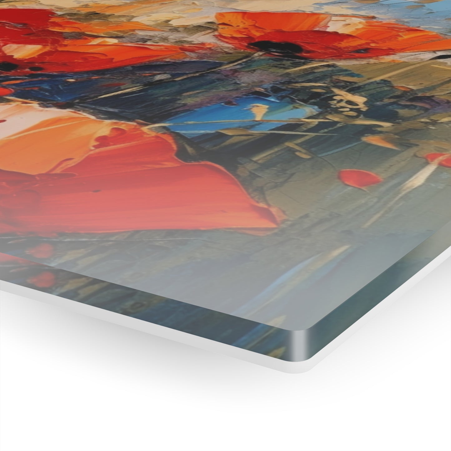 Acrylic Prints Paradise: Abstract Poppy Artwork and Flower Drawings