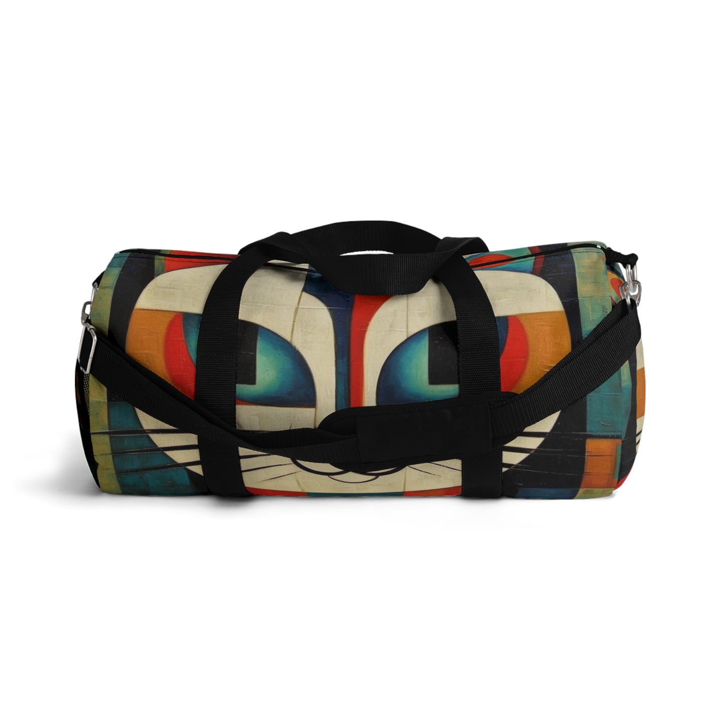 Artistic Vintage Vibes: Picasso-Inspired Midcentury Modern Duffel Bag for Retro Fashion