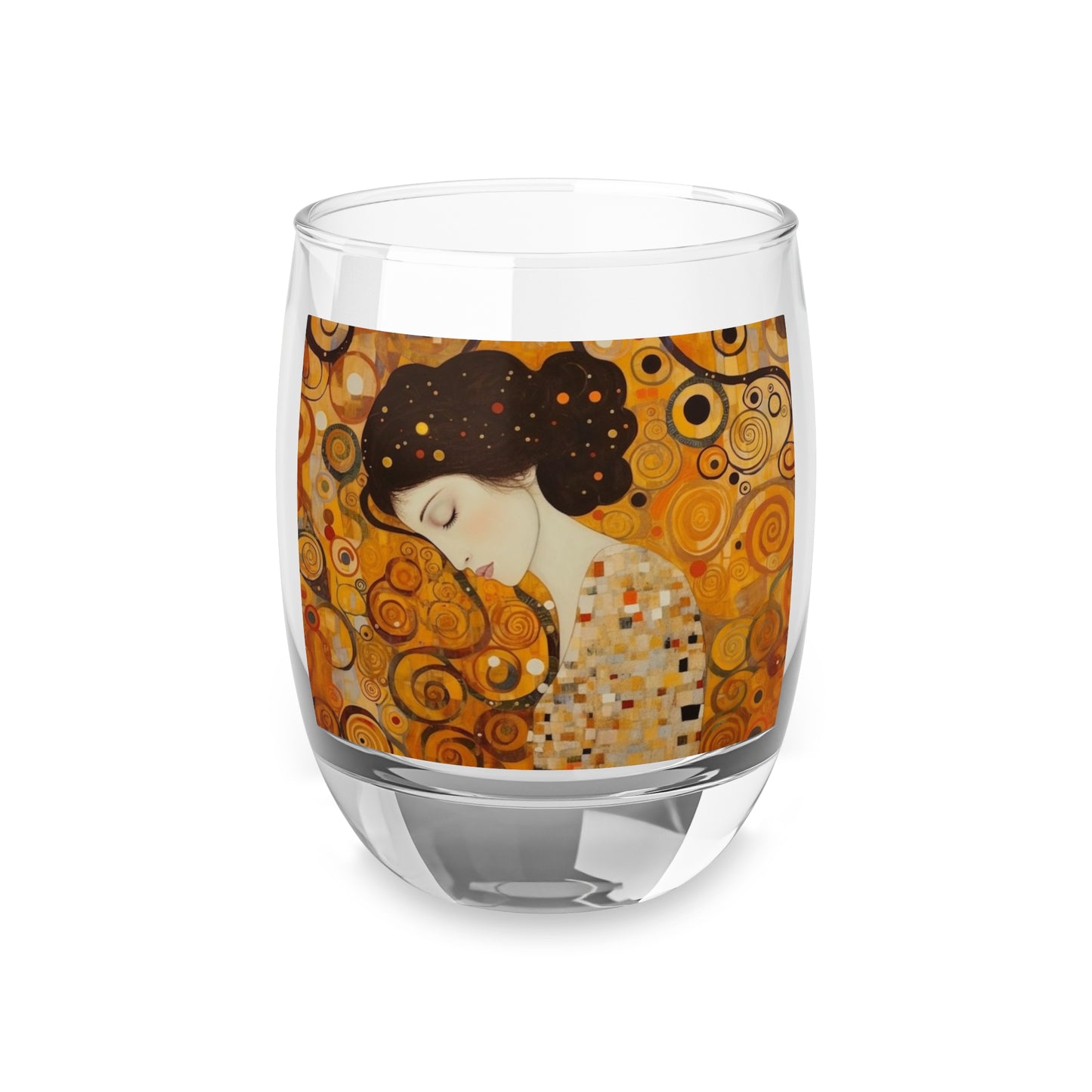 Gustav Klimt Inspired Whiskey Glass: A Tribute to the Iconic Art of the Vienna Secession