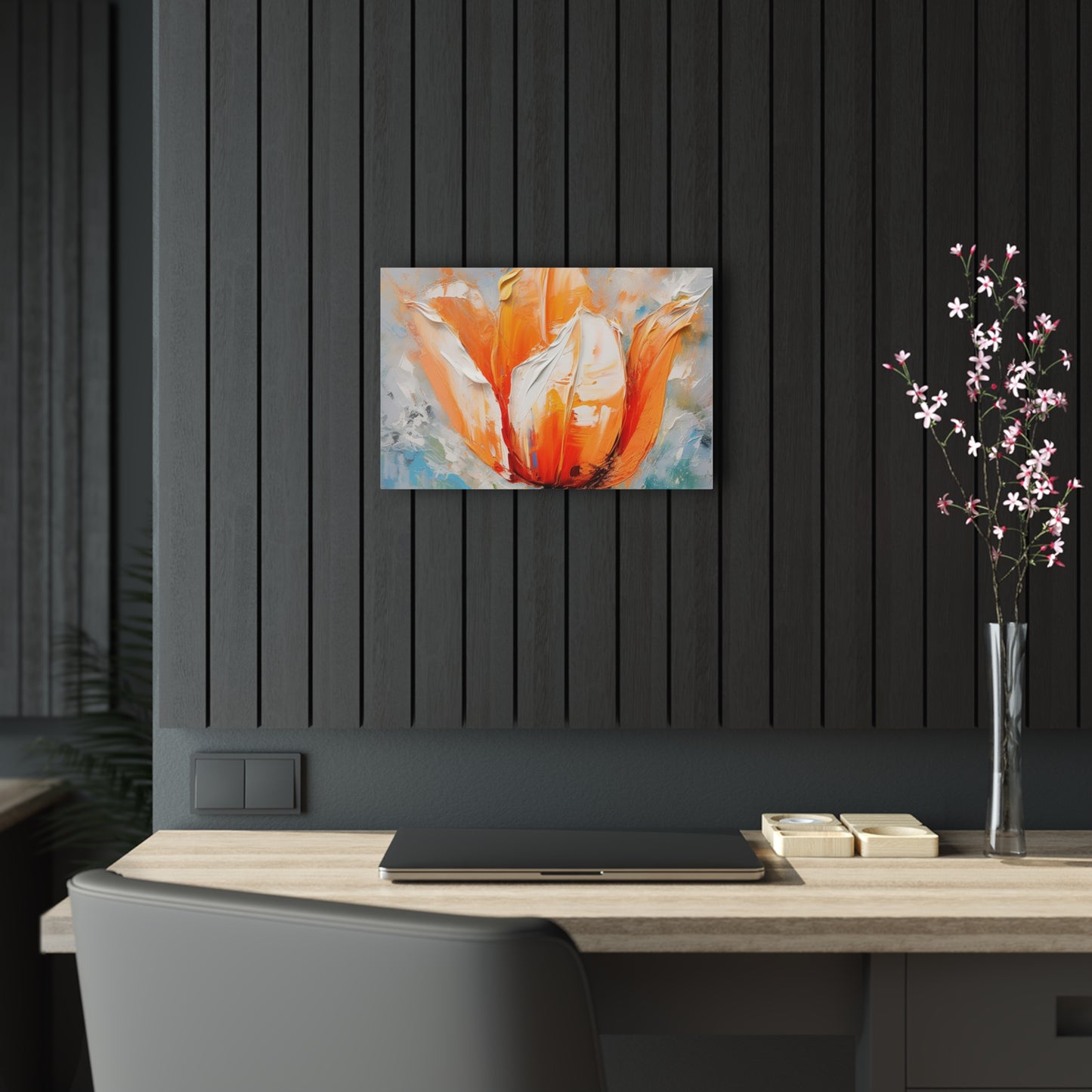 Acrylic Prints with Vibrant Orange Tulip: Embrace the Beauty of Nature