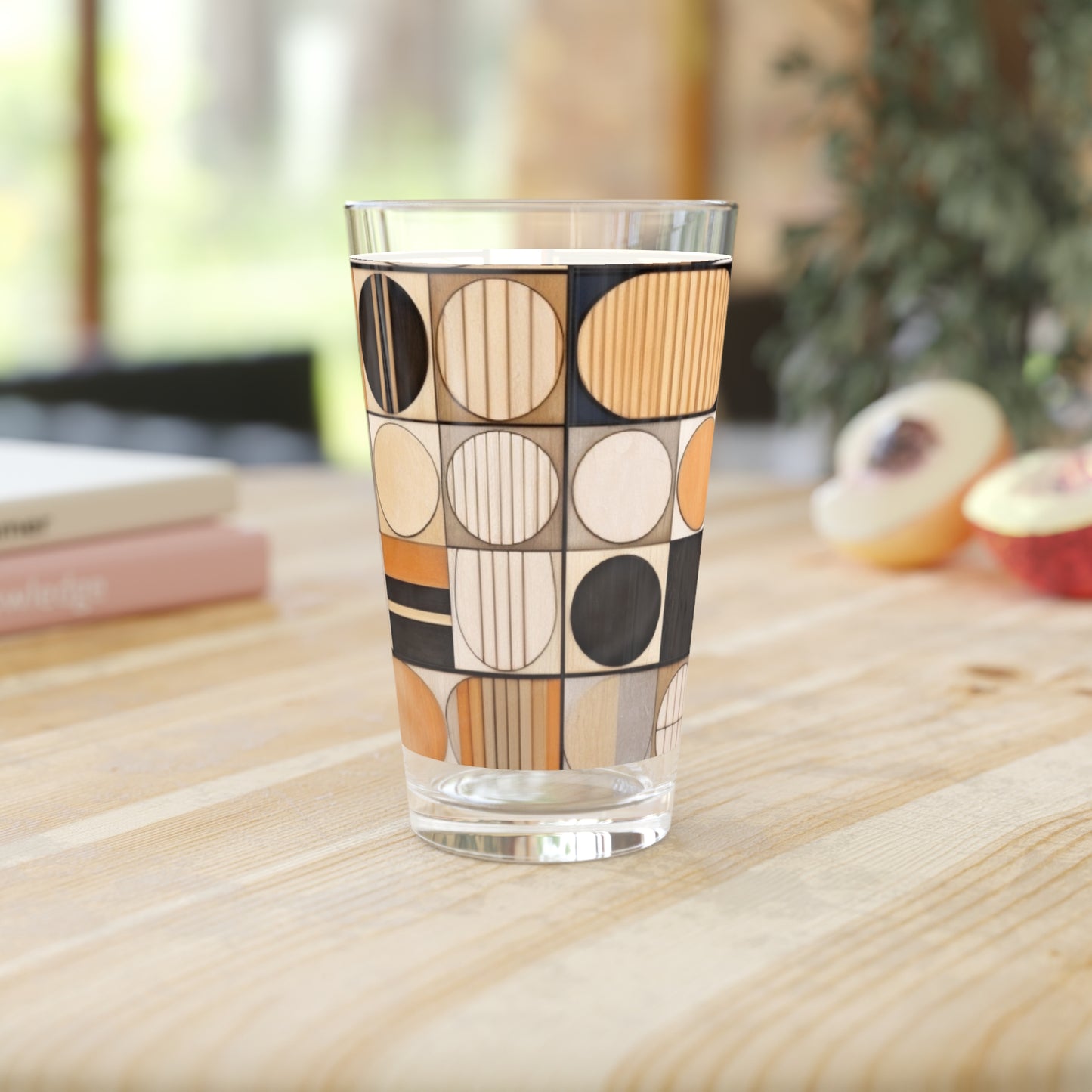 Circular Mosaic: Pint Glass