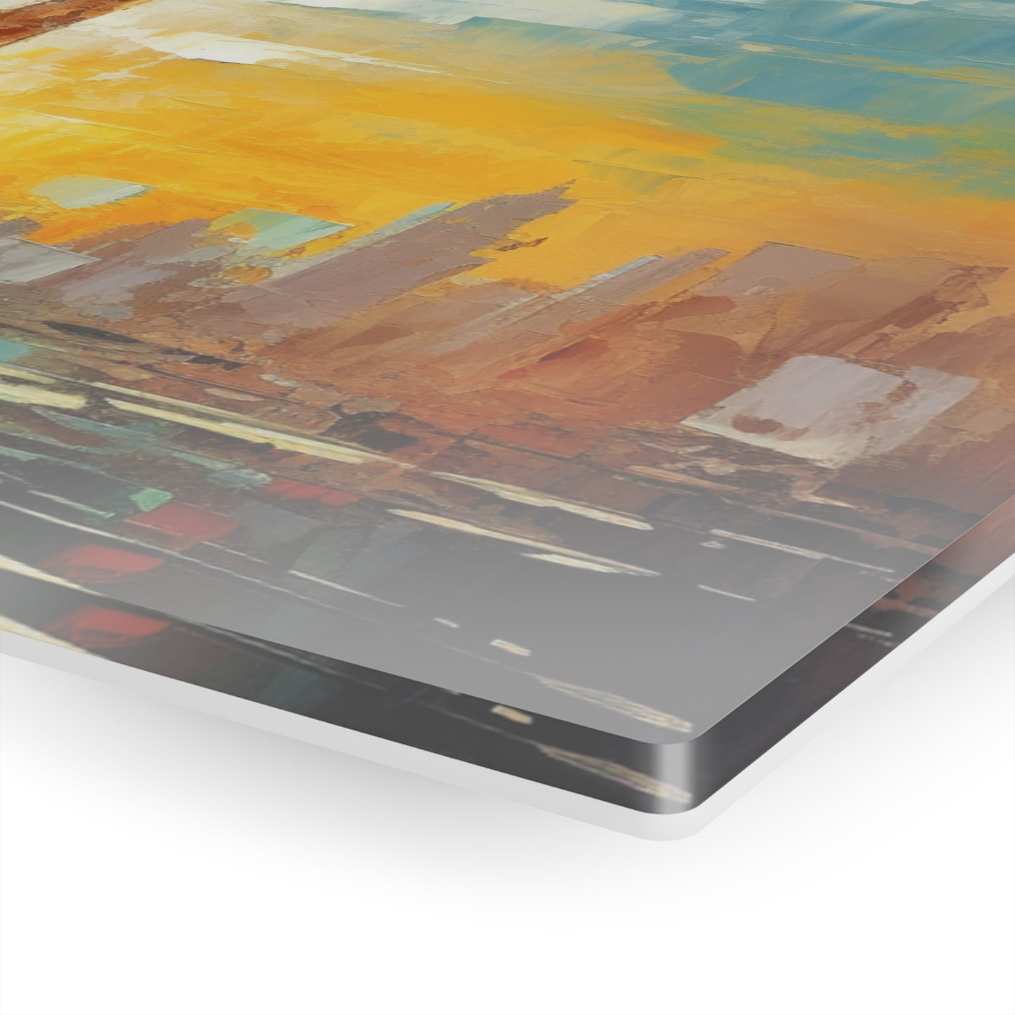 Abstract Paris Acrylic Prints: Exploring the City of Light with Brush Strokes