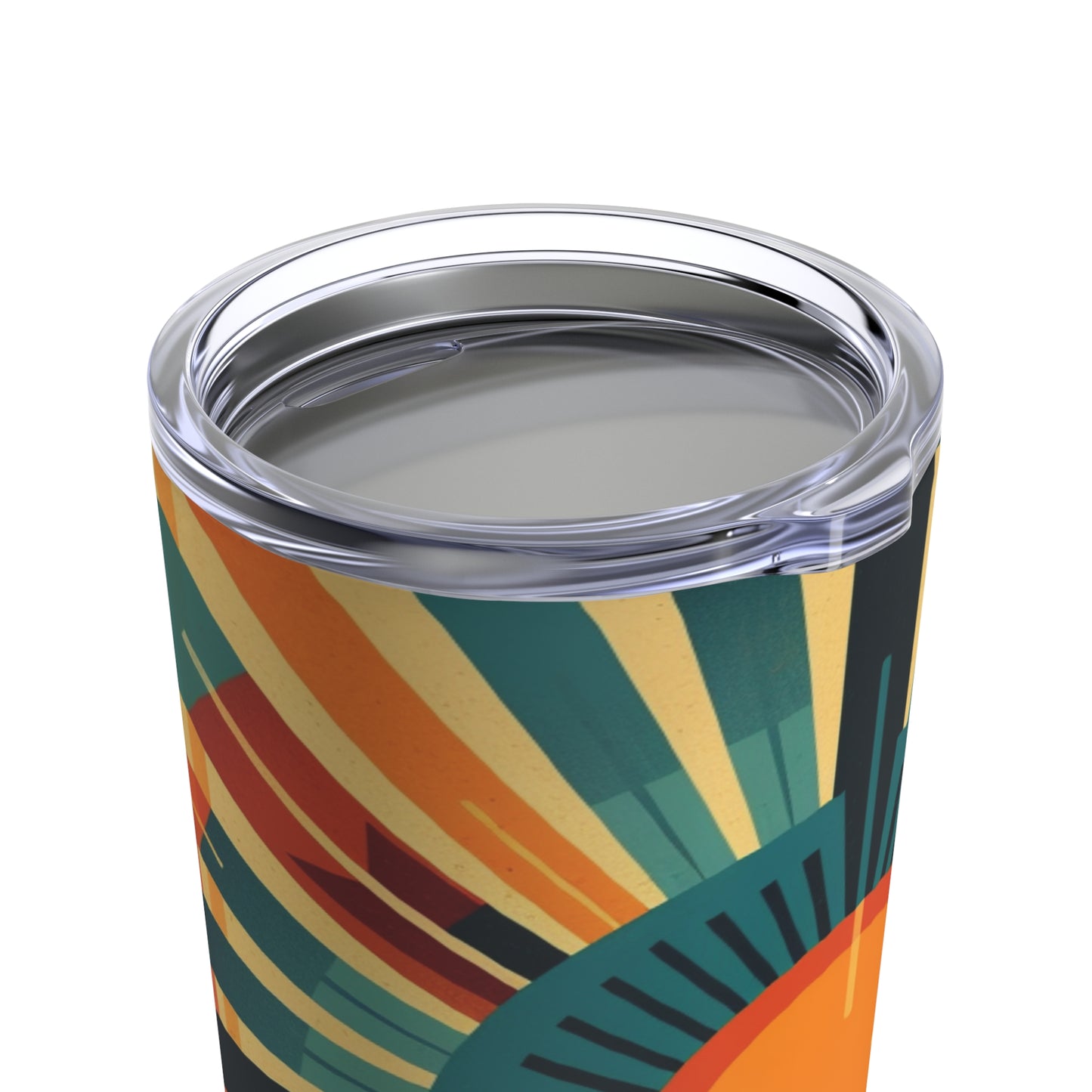 Vintage Radiance: Midcentury Modern Sun Tumbler