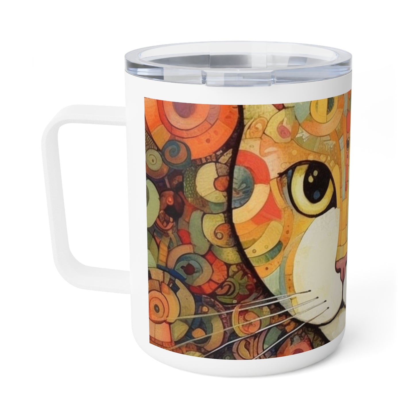Art Nouveau Revival: Klimt-Inspired Insulated Coffee Mug