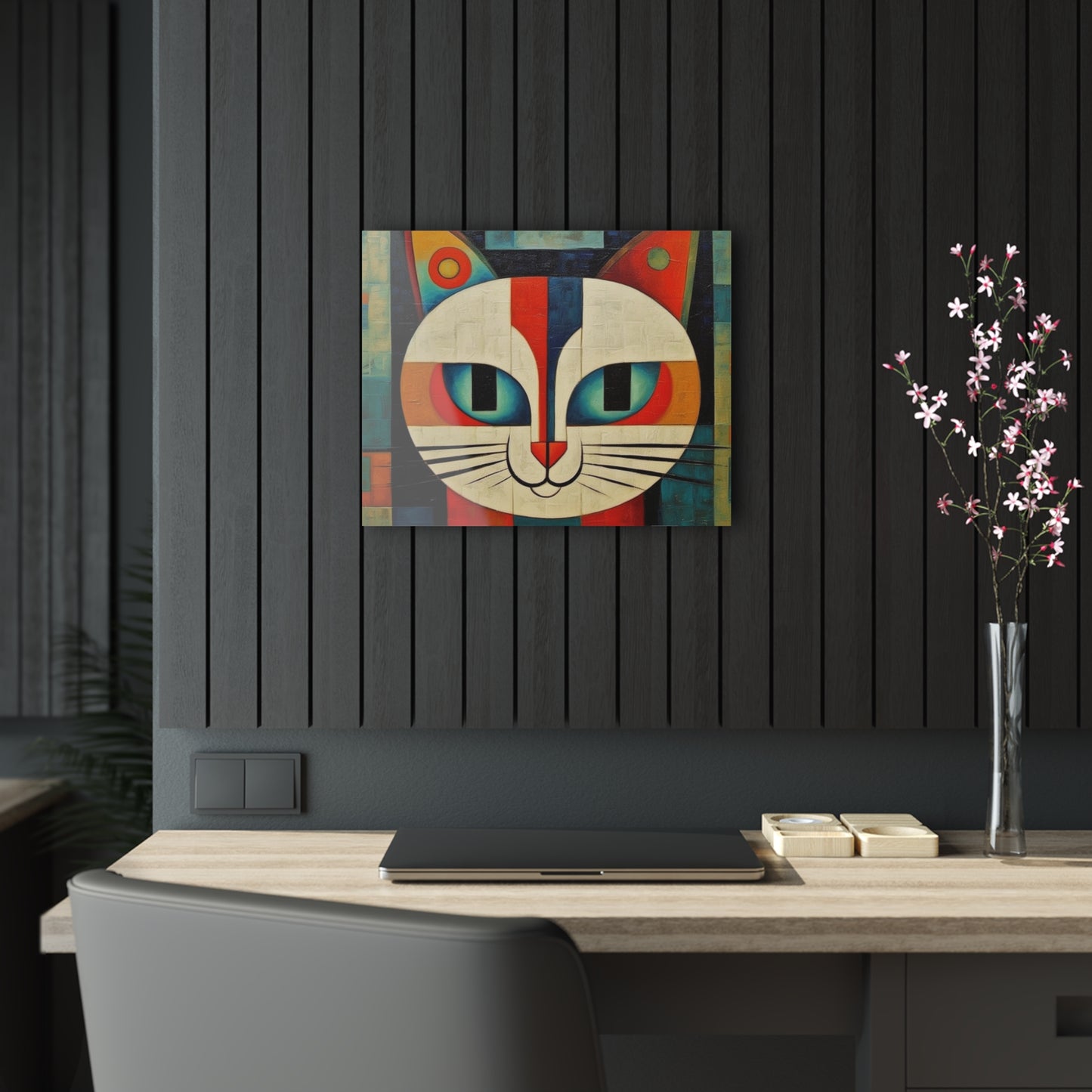 Artistic Vintage Vibes: Picasso-Inspired Midcentury Modern Acrylic Prints for Retro Fashion