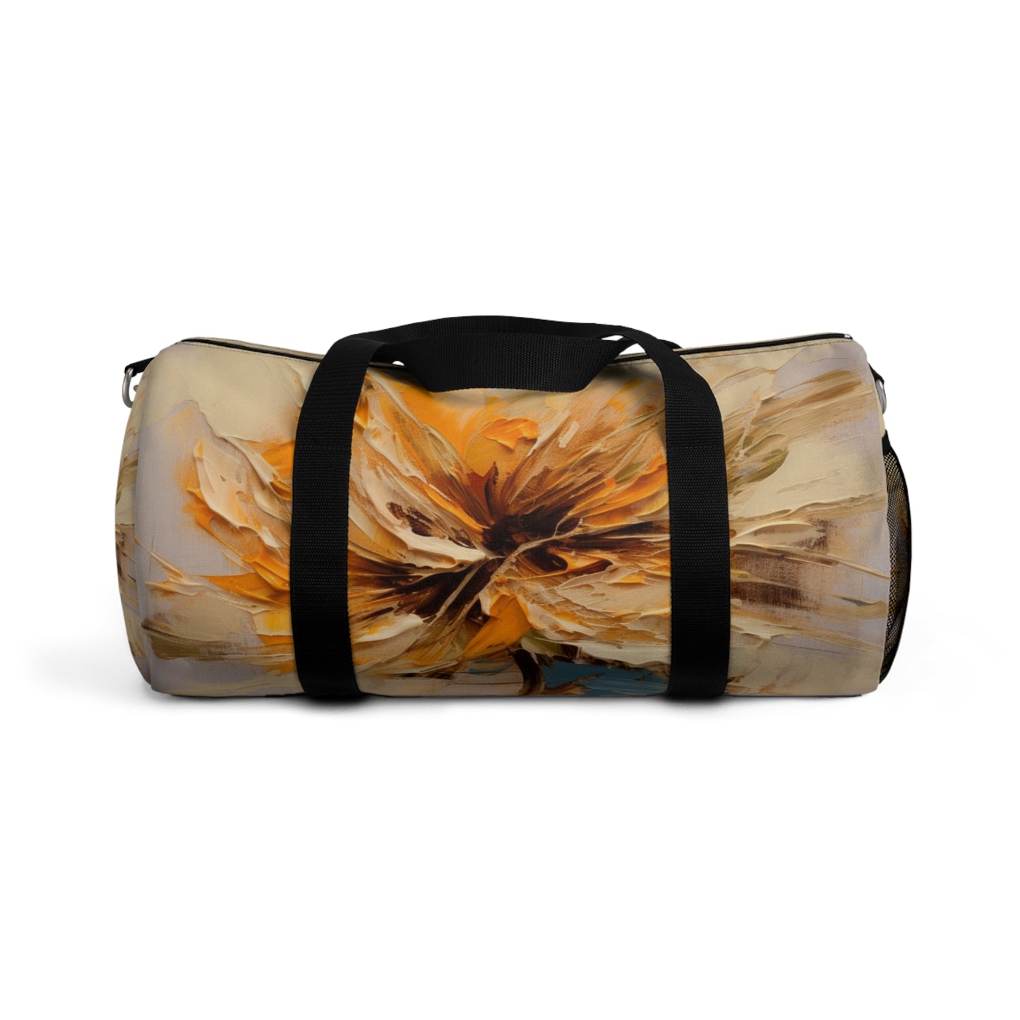 A Brush of Nature's Elegance: Duffel Bag for Artistic Flower Lovers