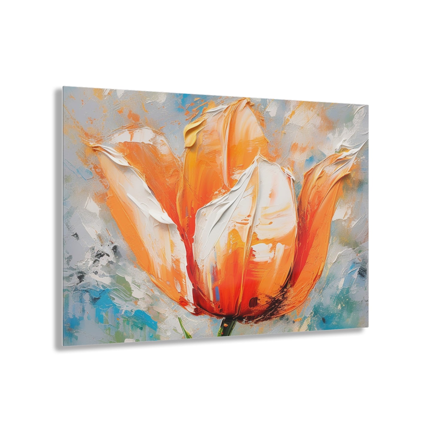 Acrylic Prints with Vibrant Orange Tulip: Embrace the Beauty of Nature