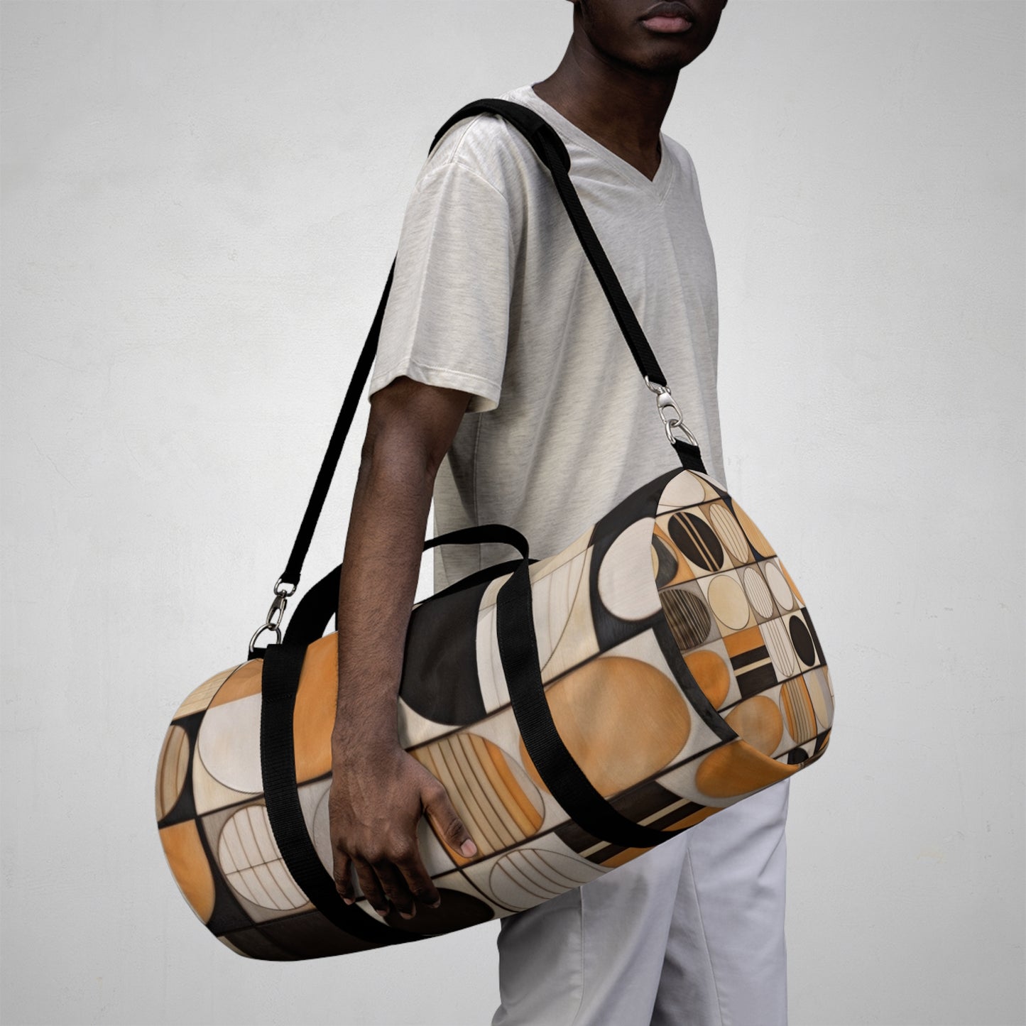 Circular Shapes Duffel Bag