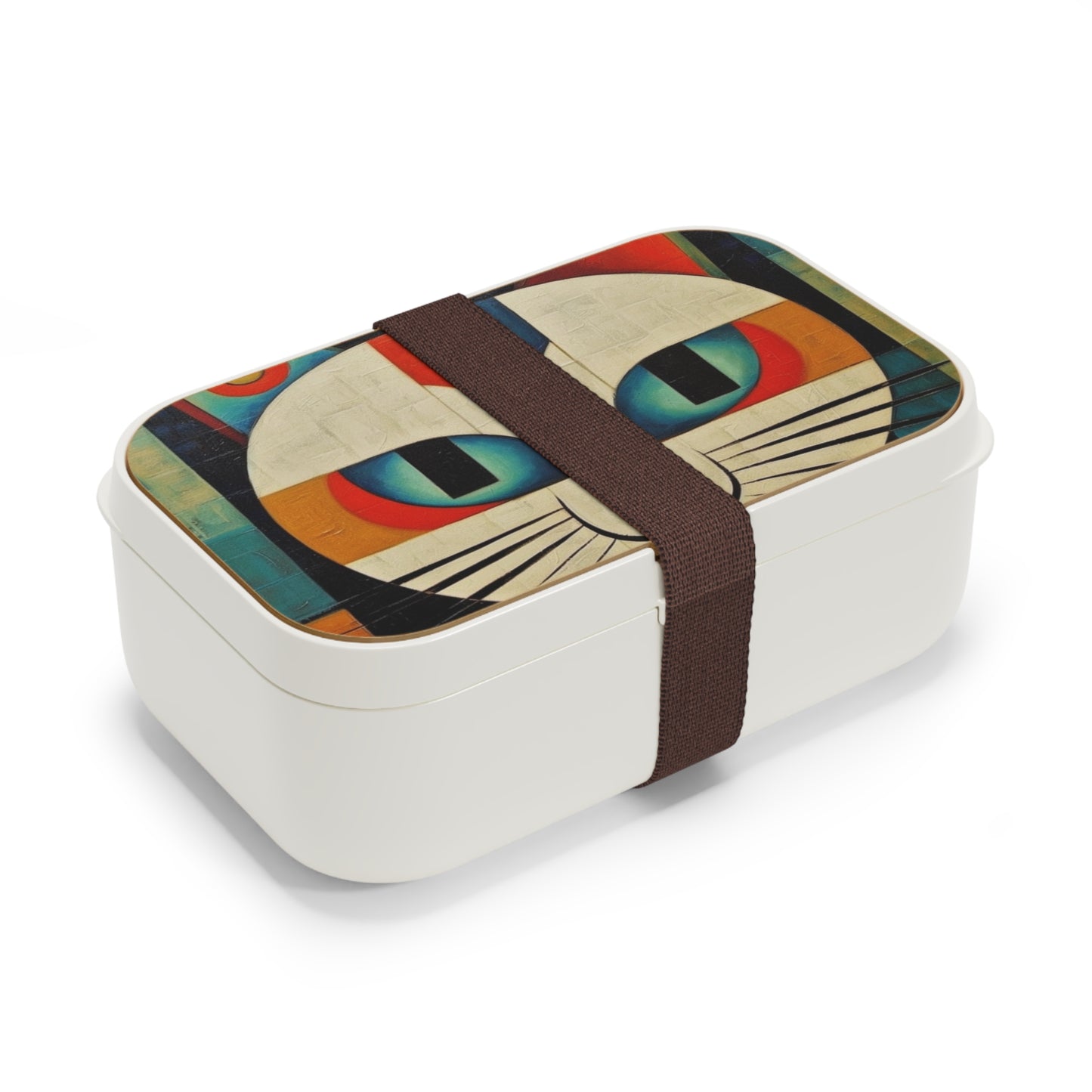 Artistic Vintage Vibes: Picasso-Inspired Midcentury Modern Bento Box for Retro Fashion