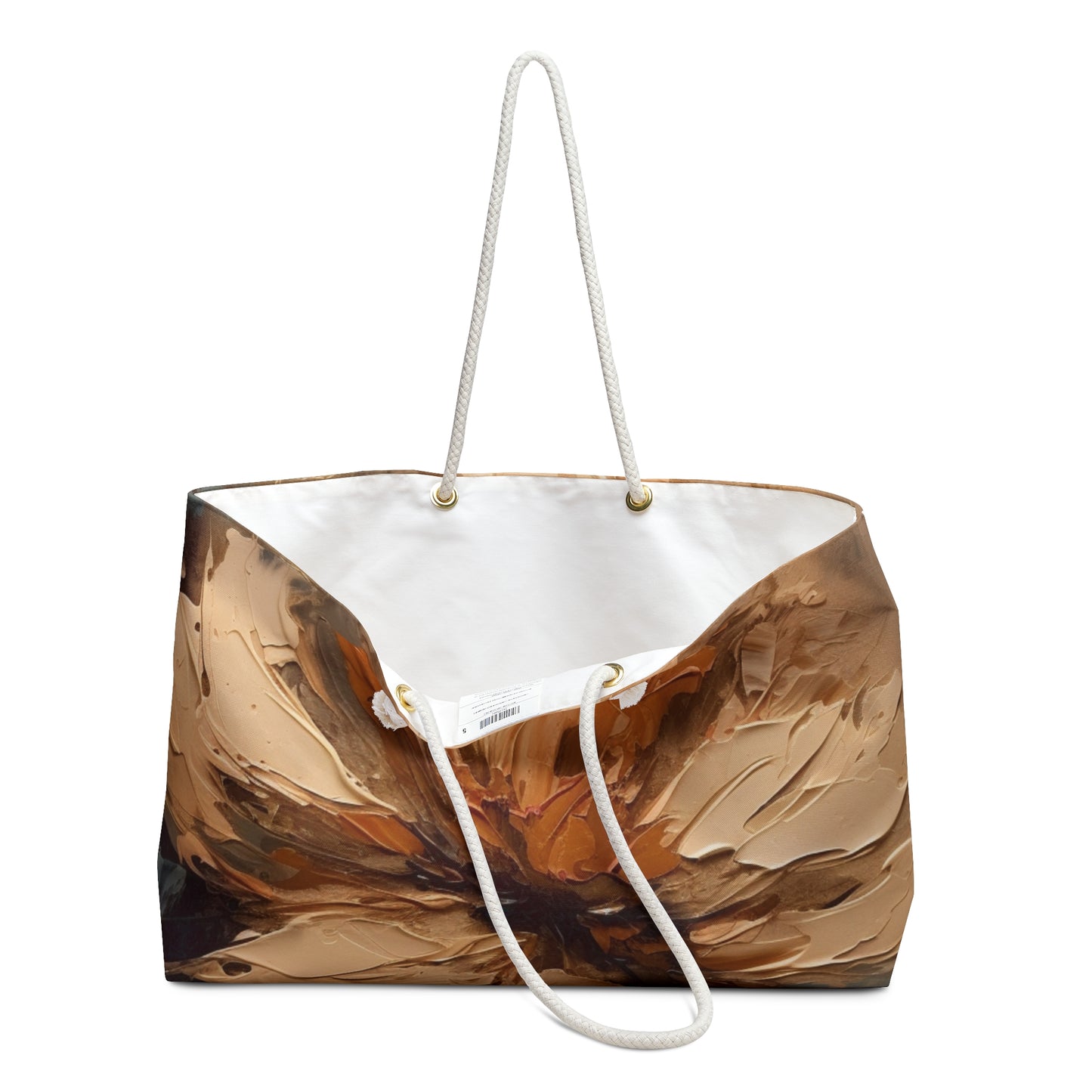 Artistic Fusion: Weekender Bag Infused with Tan Hua-Inspired Abstract Art
