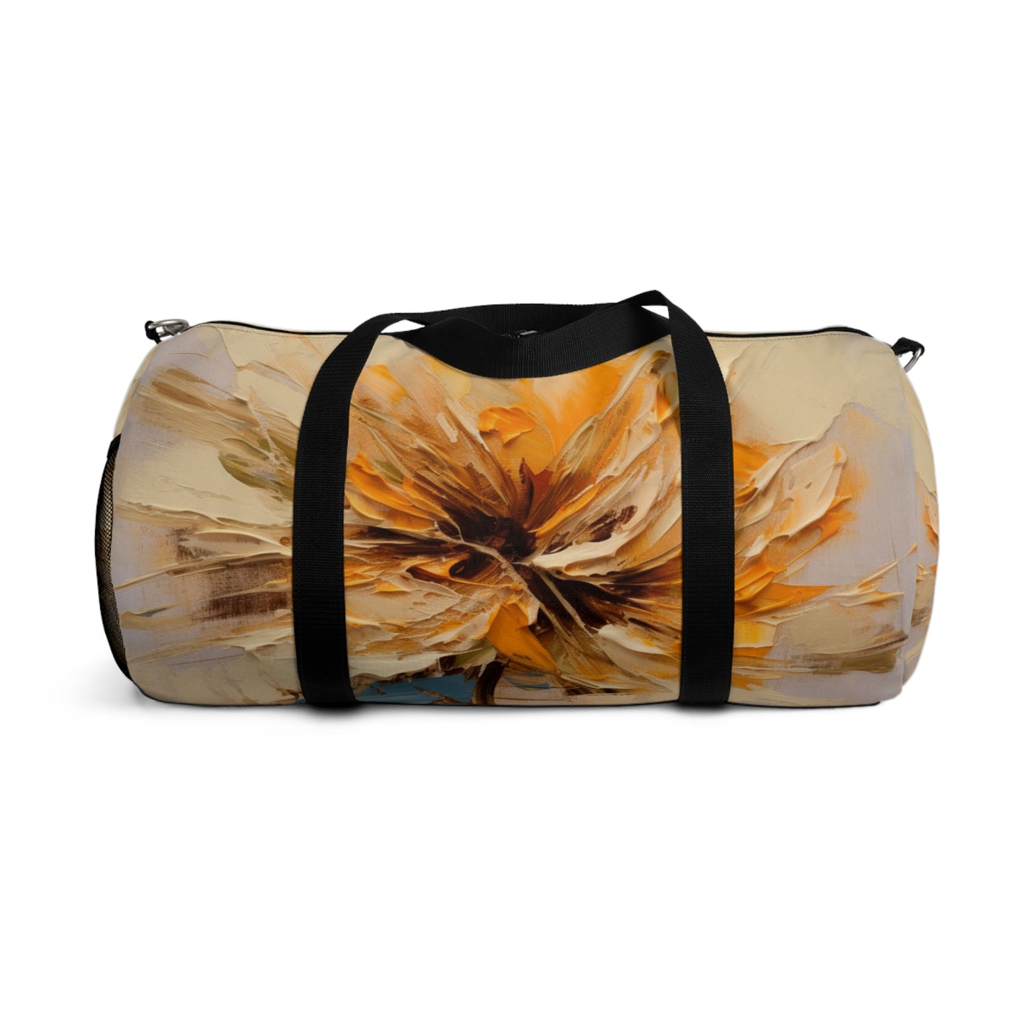 A Brush of Nature's Elegance: Duffel Bag for Artistic Flower Lovers