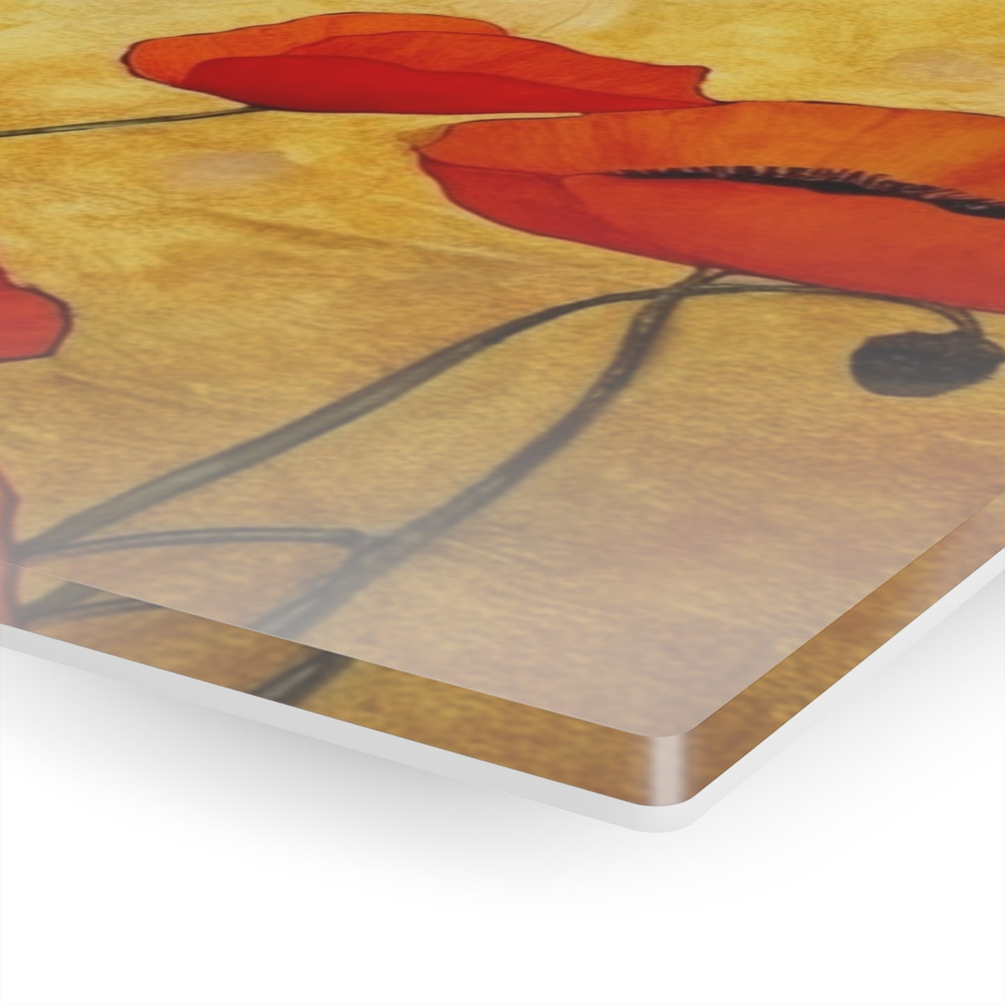 Acrylic Prints Adorned with Gustav Klimt's Poppies