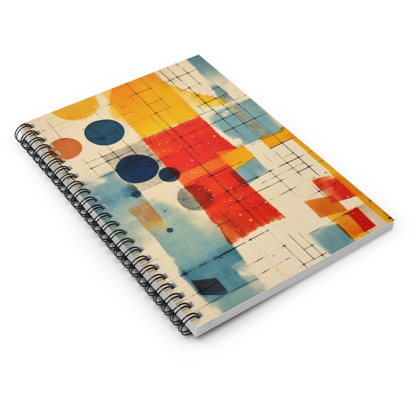 Vibrant Shapes: Abstract Painting Notebook