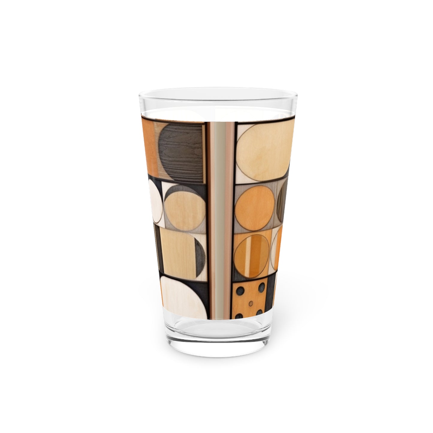 Circular Mosaic: Pint Glass