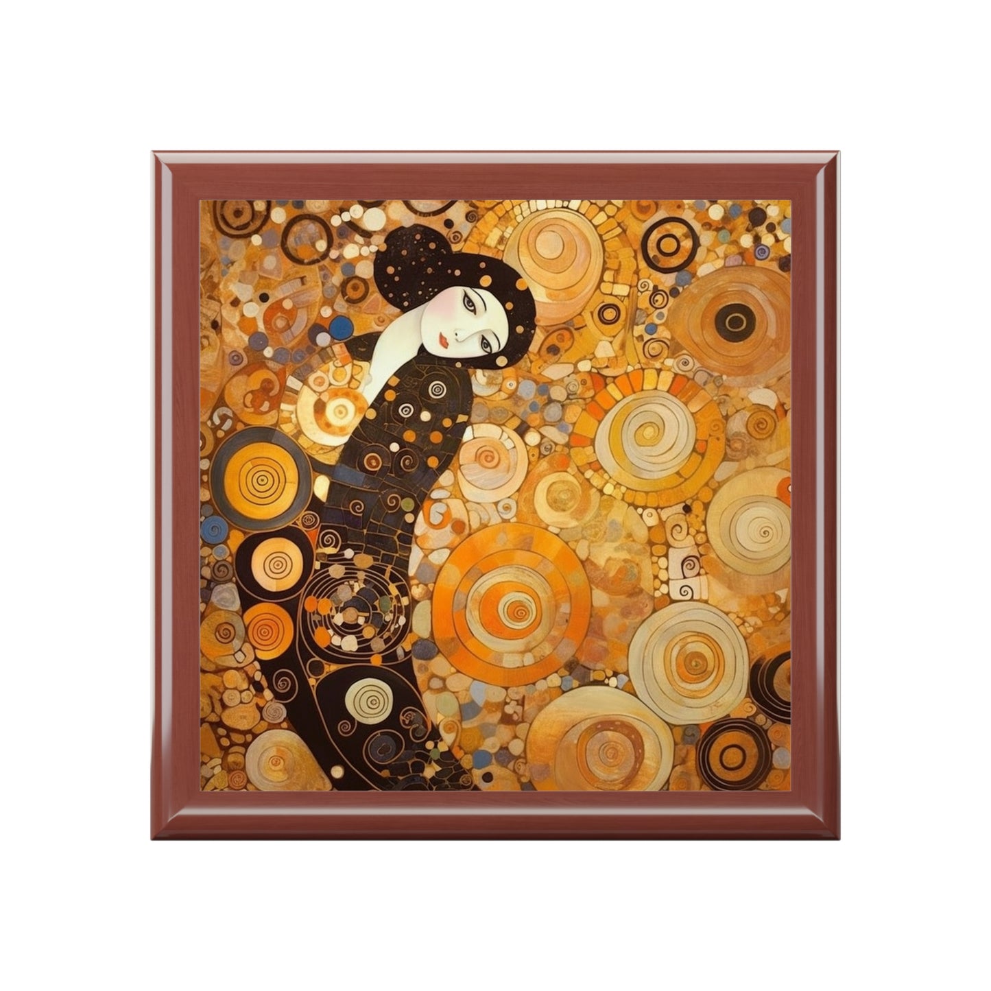 Sensual Symmetry: Jewelry Box Embodying the Essence of Symbolism in 19th Century Art