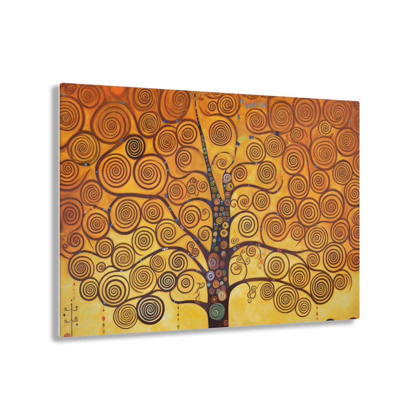 Symbolic Harmony: Gustav Klimt Tree of Life Acrylic Prints, Embrace Artistic Elegance