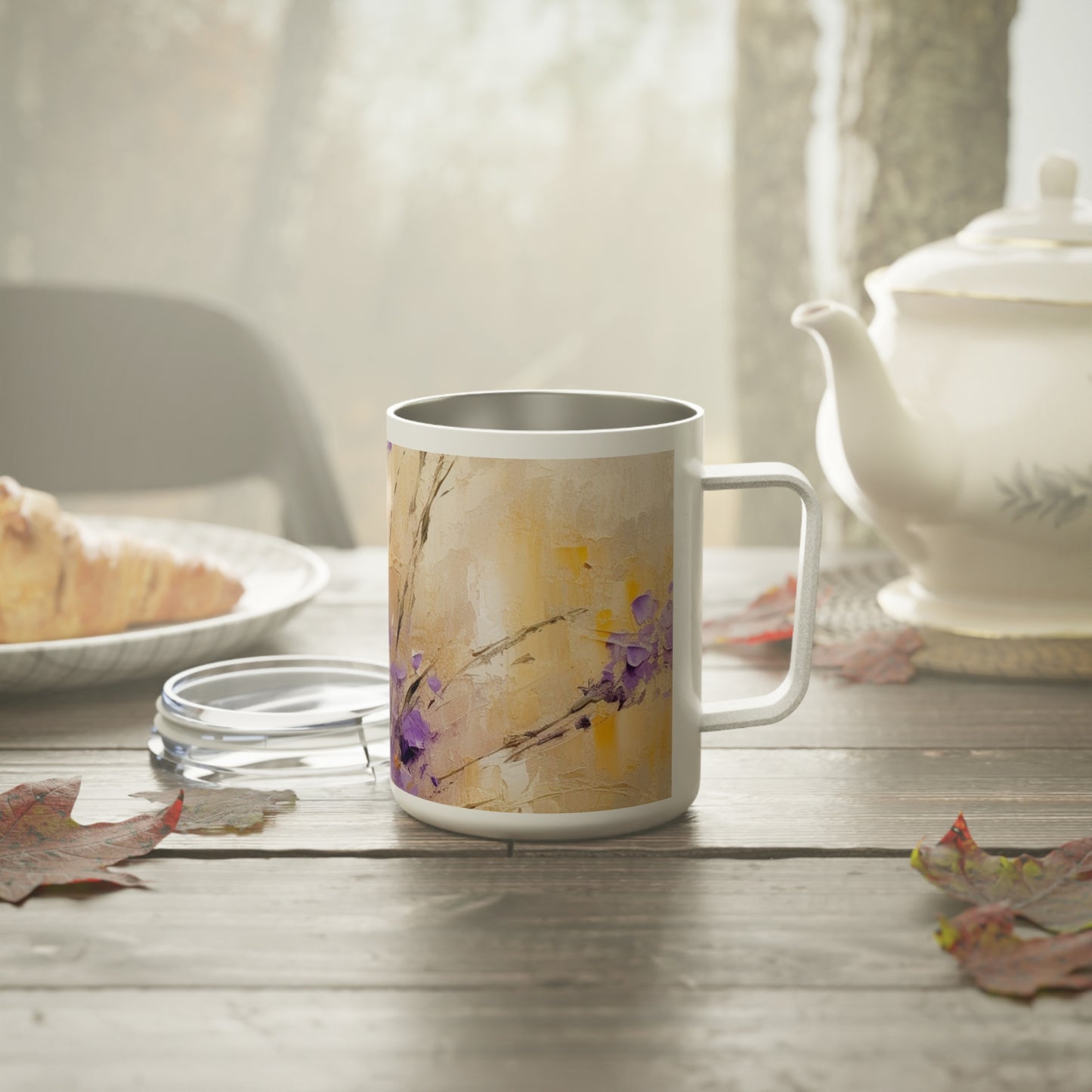 Lavender Color Symphony: Sip in Style with our Insulated Coffee Mug