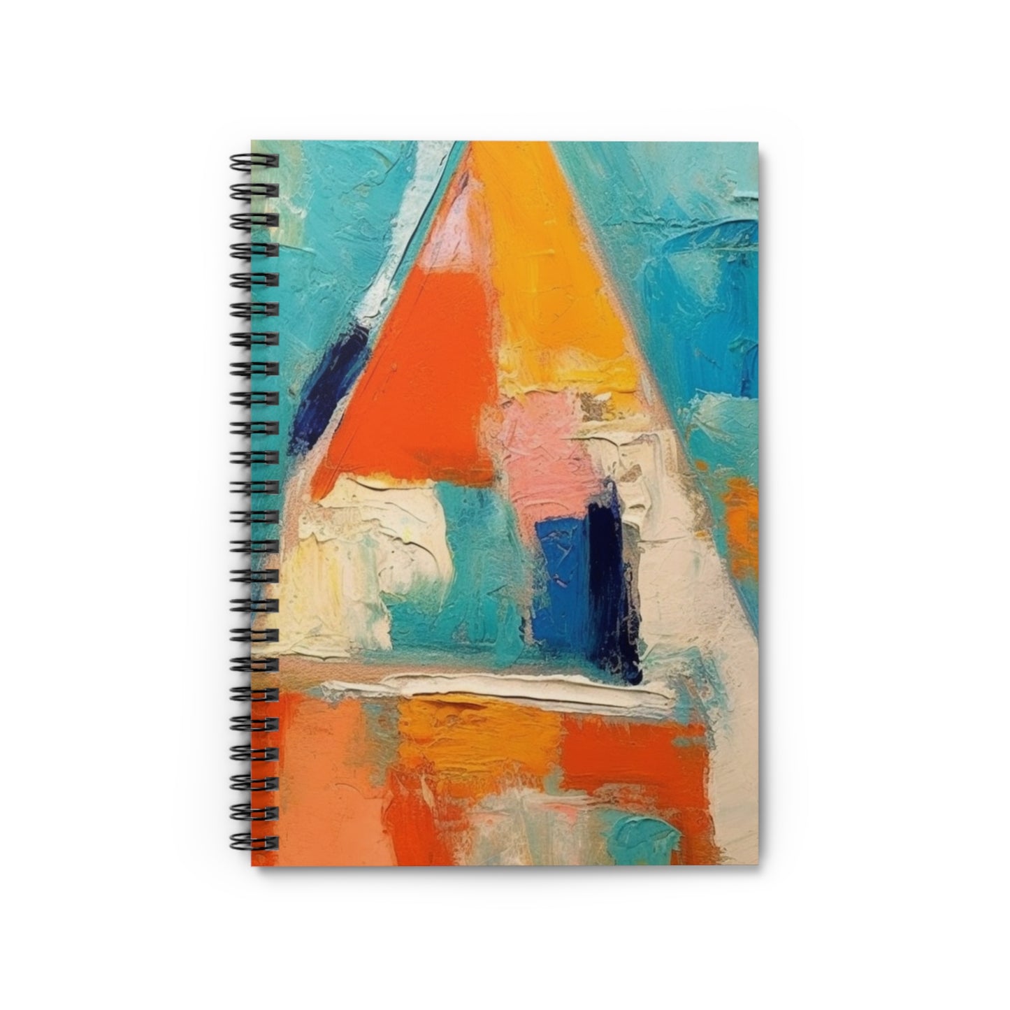 Colorful Canvas: Triangle Inspired Notebook
