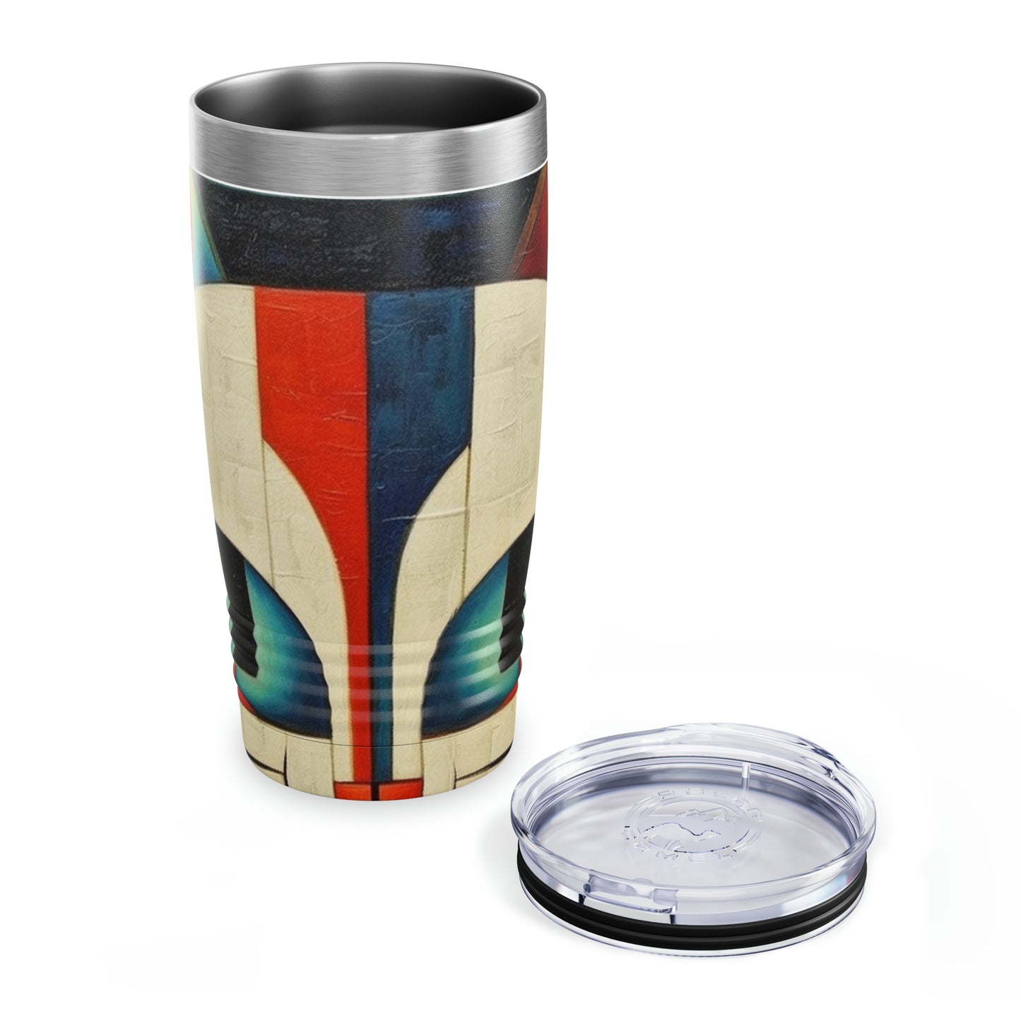Artistic Vintage Vibes: Picasso-Inspired Midcentury Modern Ringneck Tumbler for Retro Fashion