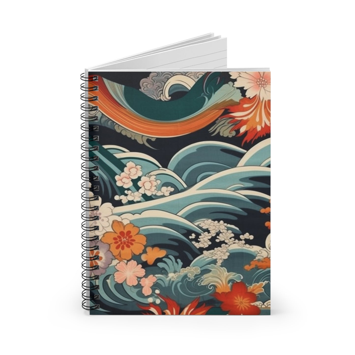 Elegant Kimono Spiral Notebook: Embrace Japanese Artistry
