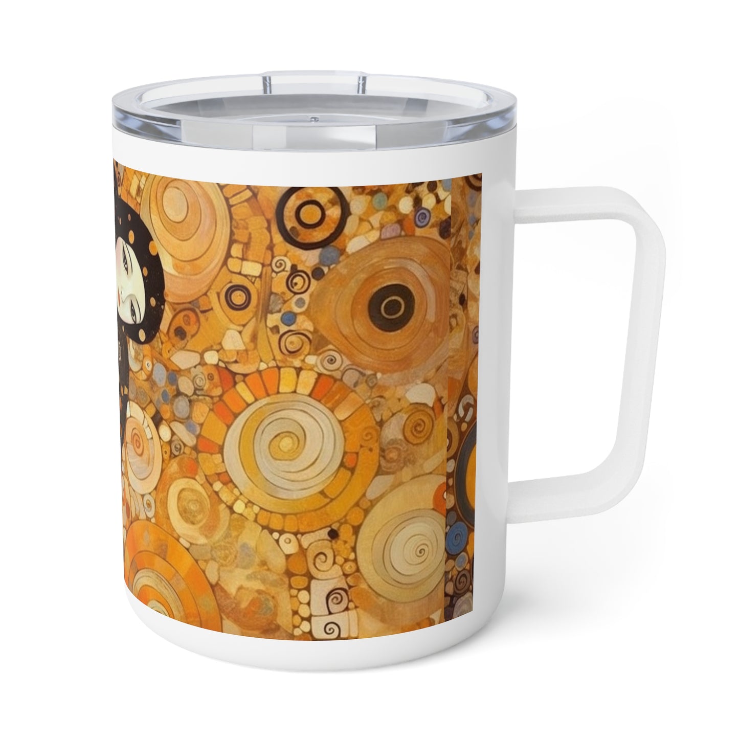 Elevate Your Sip with Gustav Klimt Women: Insulated Coffee Mug
