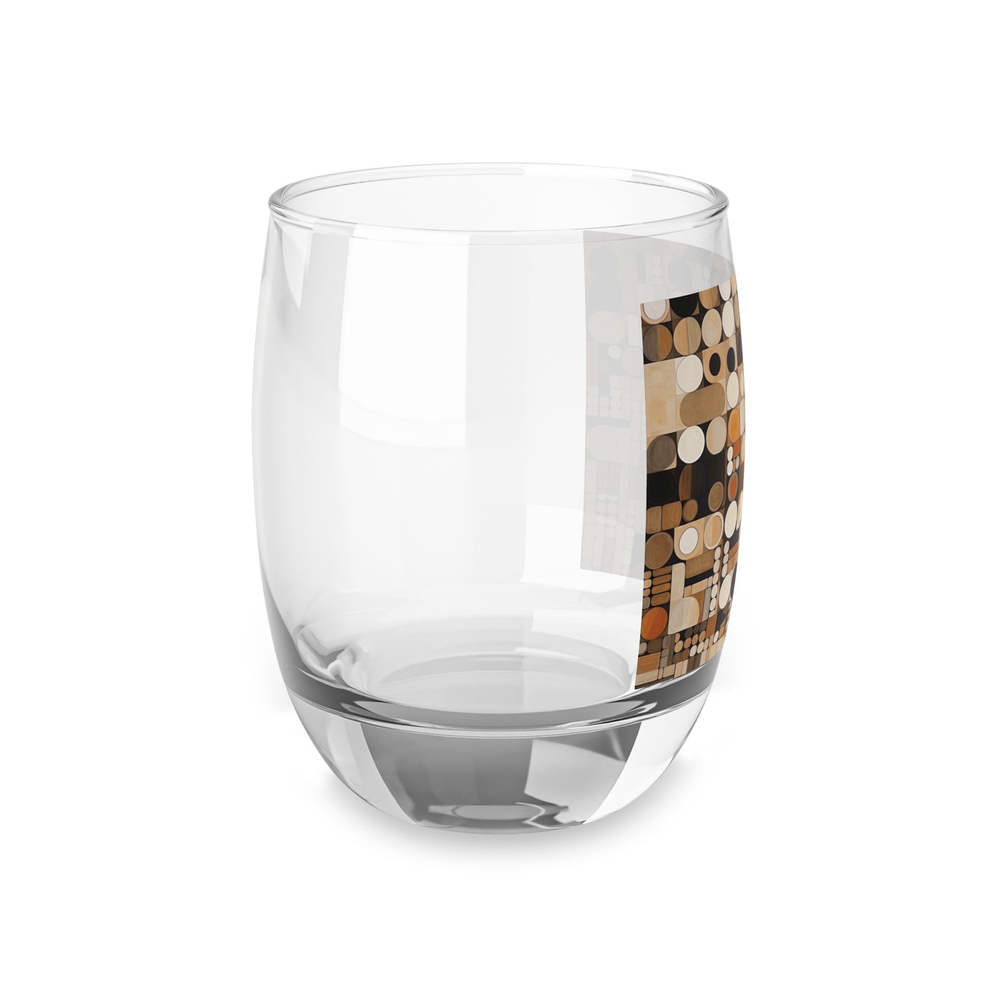 Geometric Serenity Whiskey Glass: A Fusion of Art and Elegance