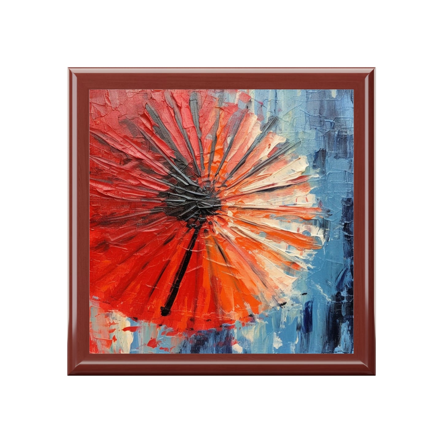 Umbrella Painting Jewelry Box: Channel Your Inner Artist with Abstract Oil Paint