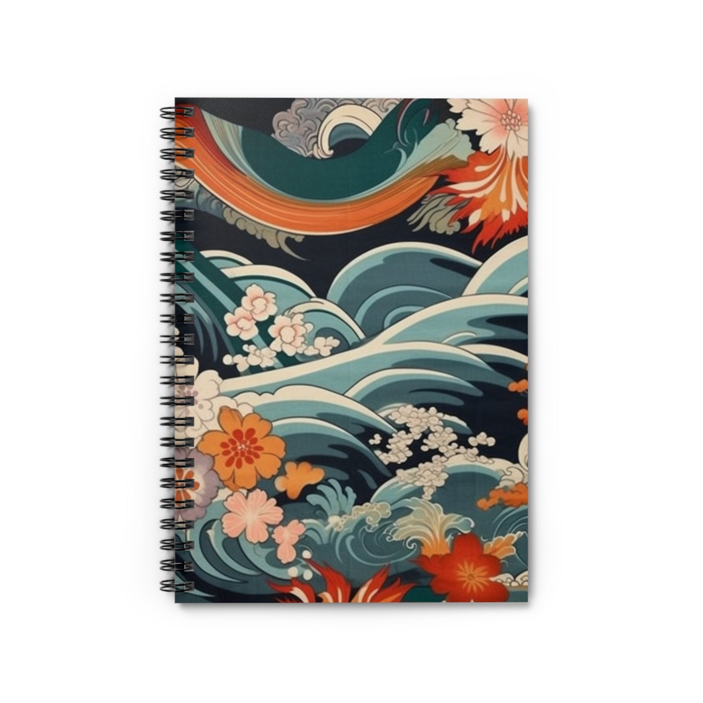Elegant Kimono Spiral Notebook: Embrace Japanese Artistry