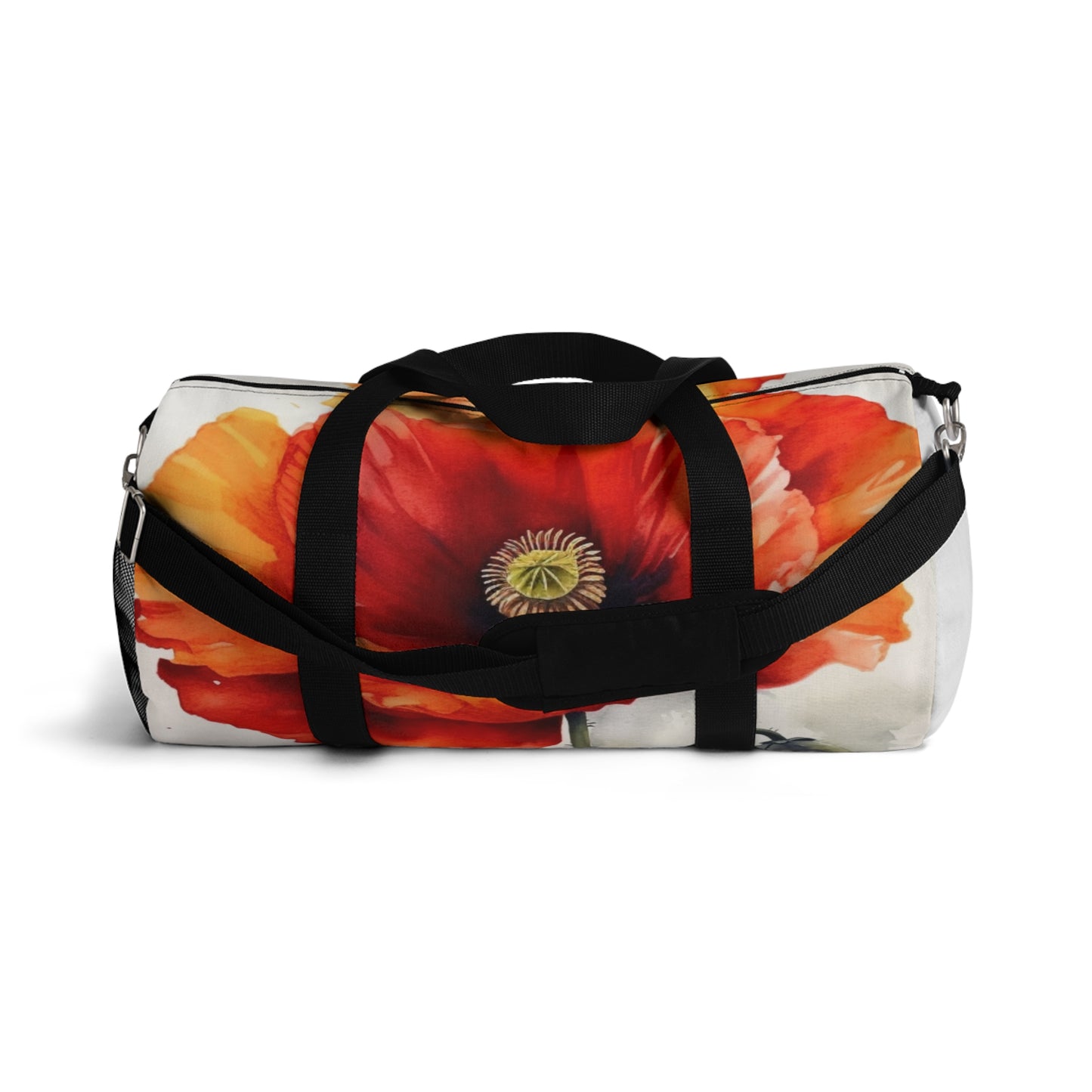 Stunning Poppy Flower Watercolor Duffel Bag: A Blossoming Experience