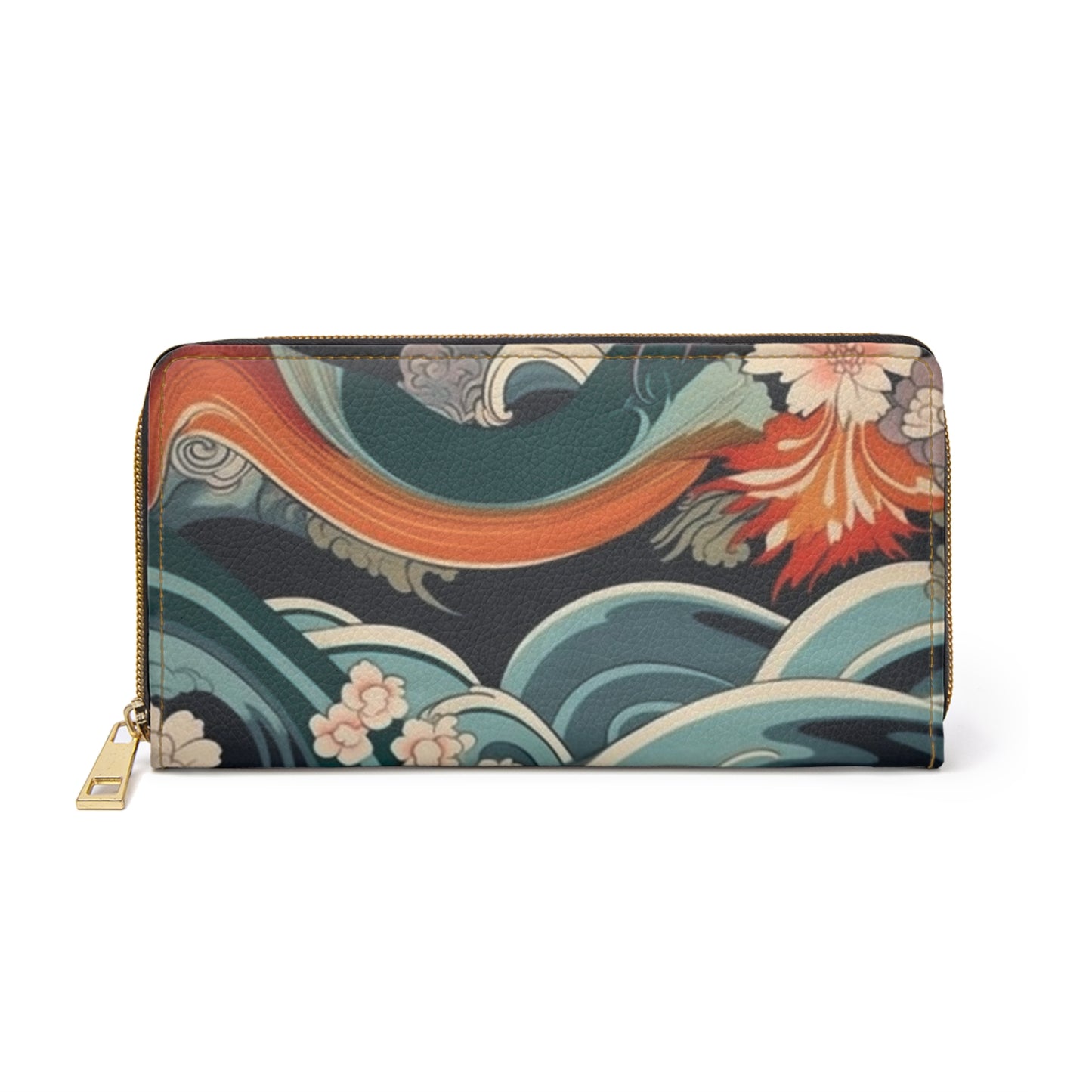 Elegant Kimono Zipper Wallet: Embrace Japanese Artistry